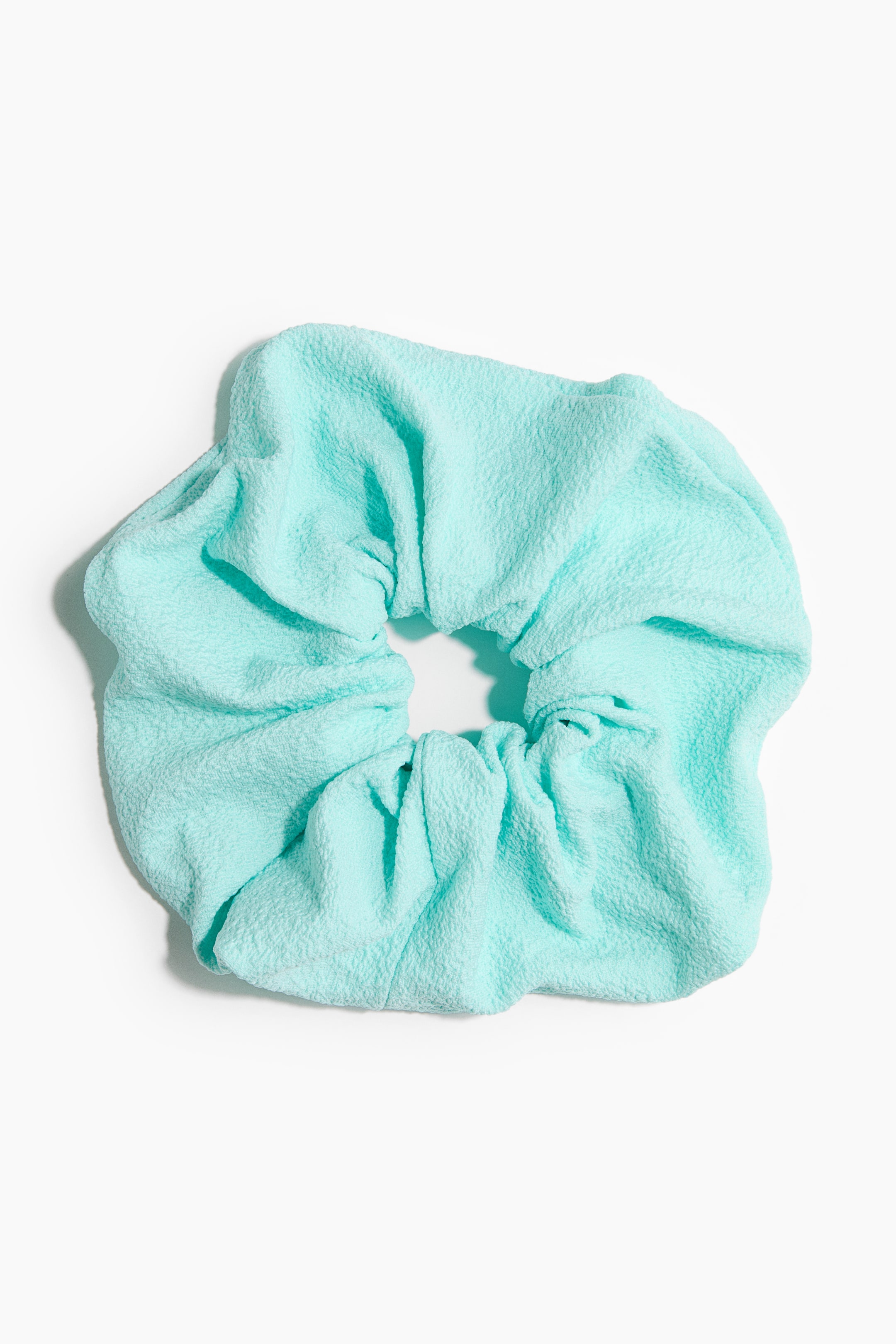 拡大画像を表示: Swim scrunchie - ライトターコイズ - レディース | H&M JP 1
