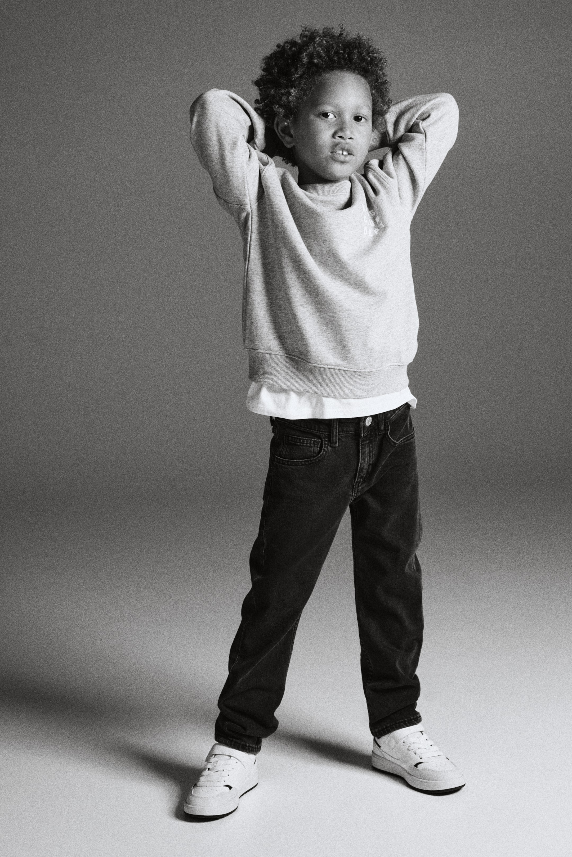 View larger image: Relaxed Fit Jeans - Dark grey - Kids | H&M IE 2