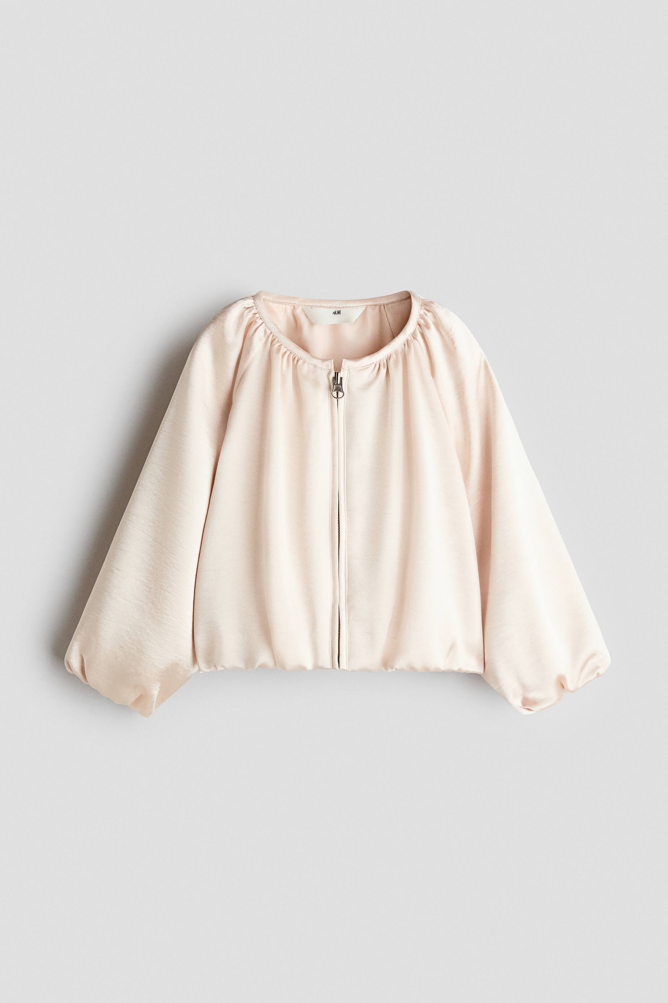 View larger image: Bubble-hem jacket - Light beige - Kids | H&M 1