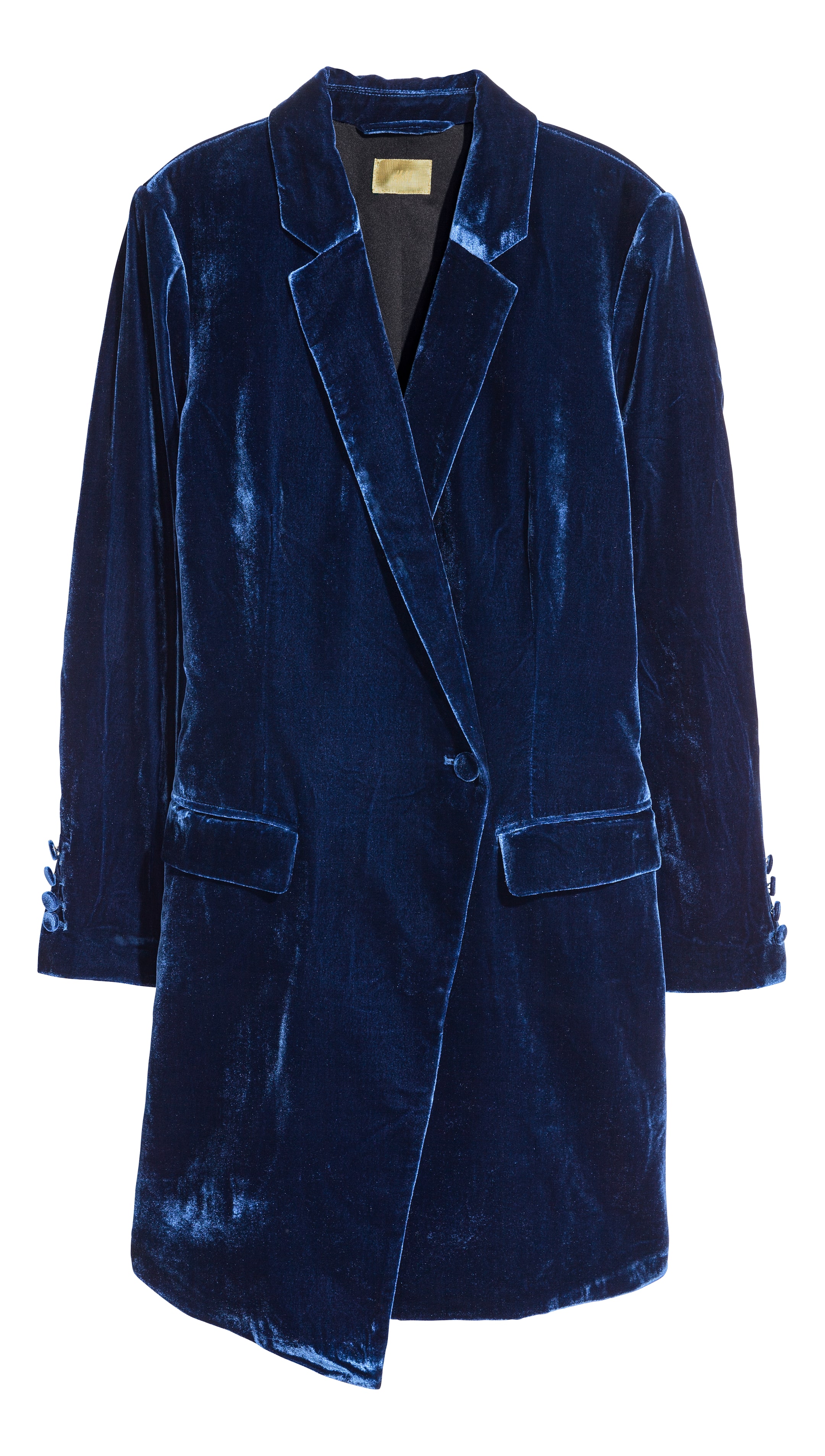 Velvet jacket - Dark blue - Ladies | H&M GB