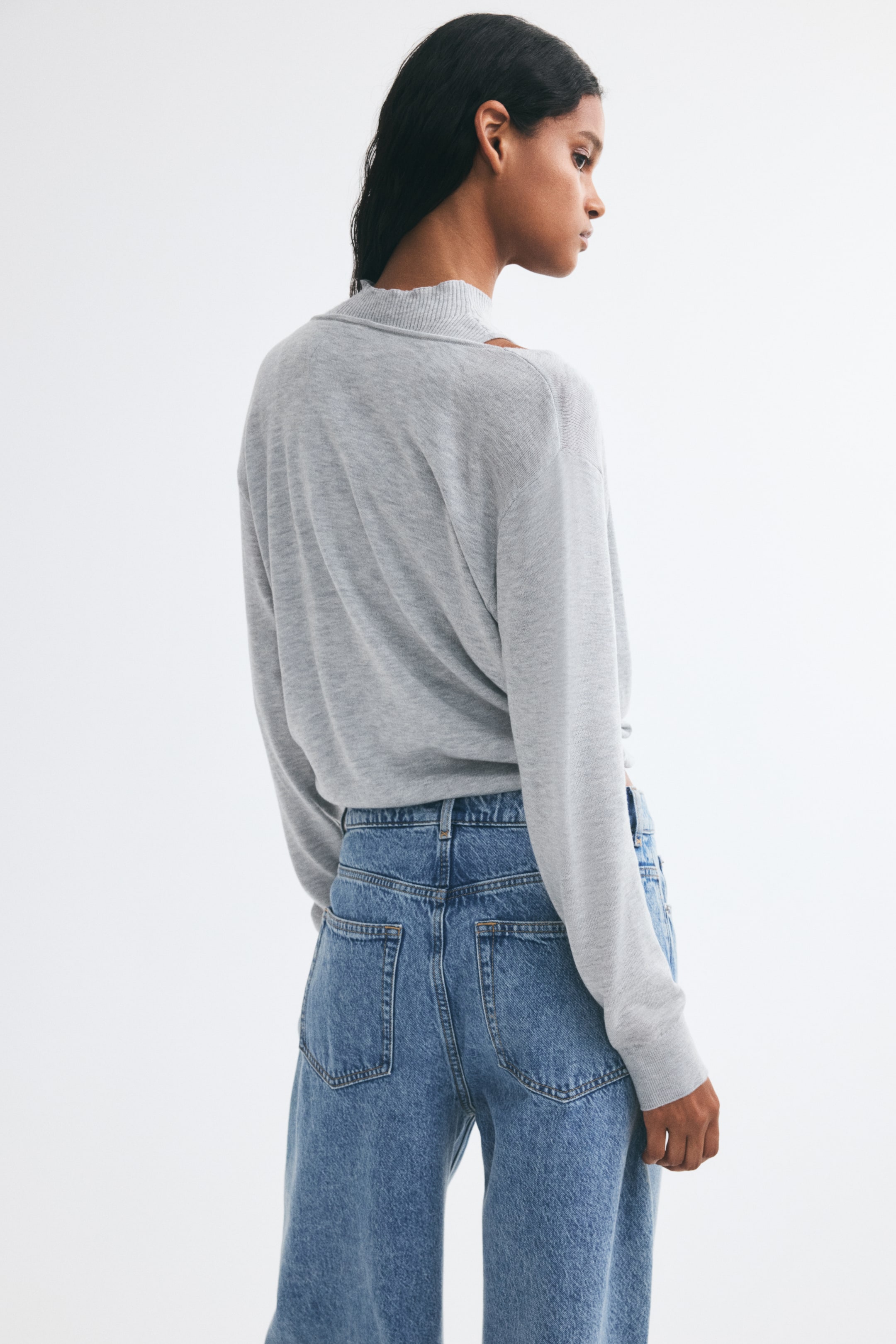 Haut superposé en tricot