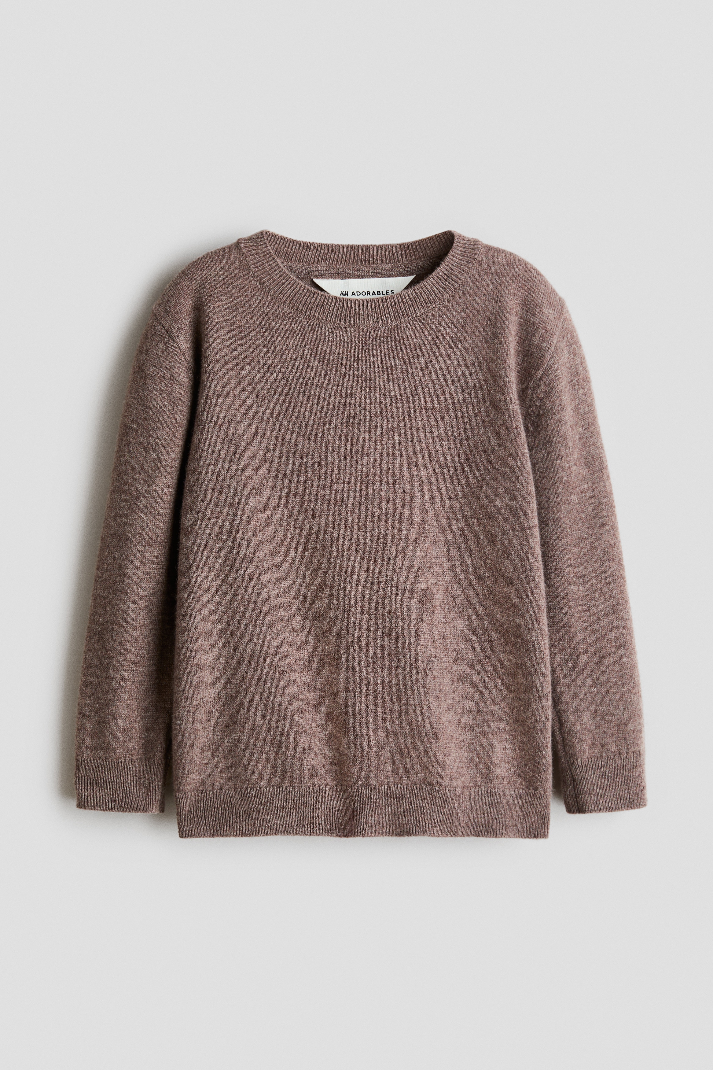Pull en cachemire - Beige foncé/Beige chiné