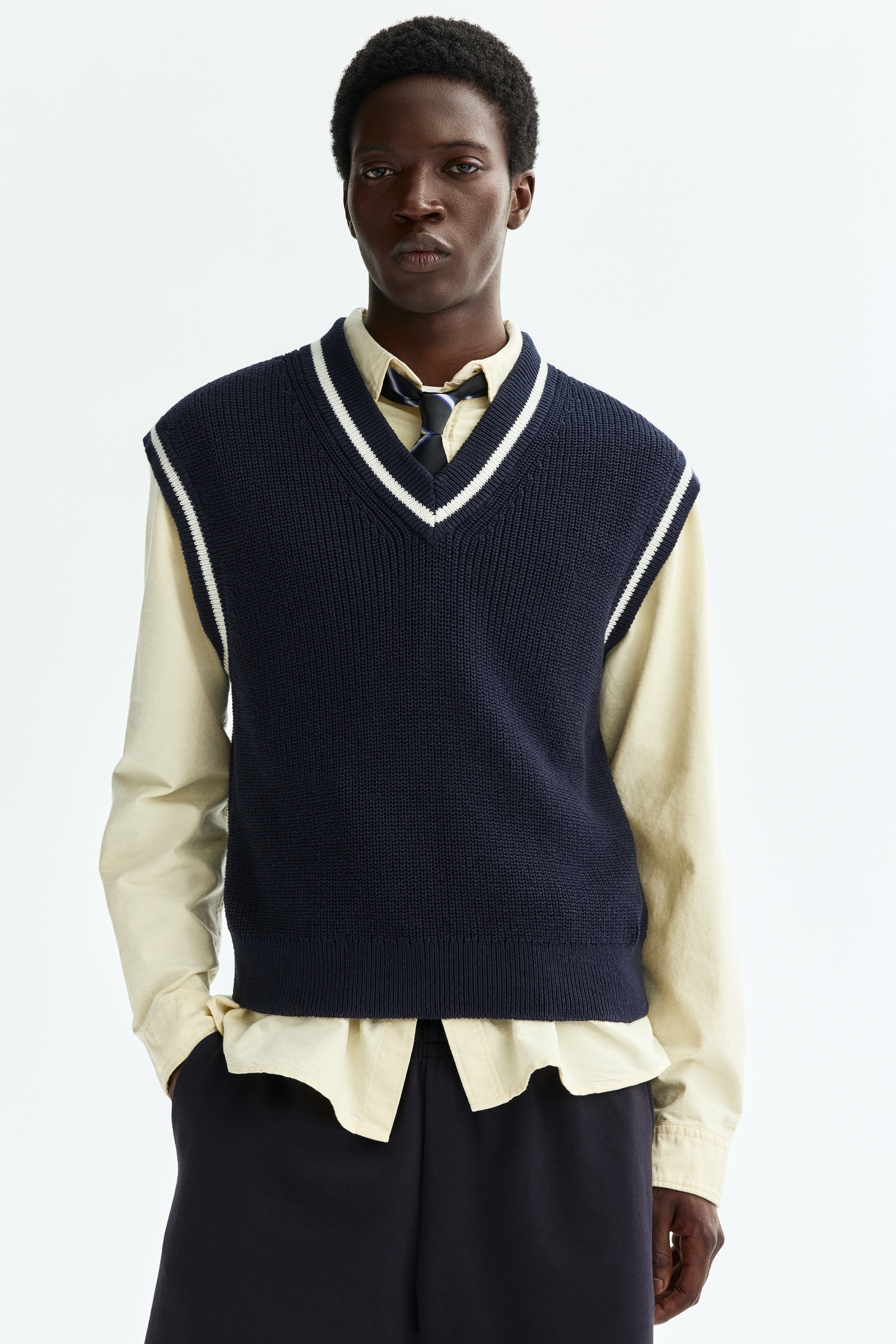 Loose-Fit Knit Sweater Vest from H&M - $44.99
