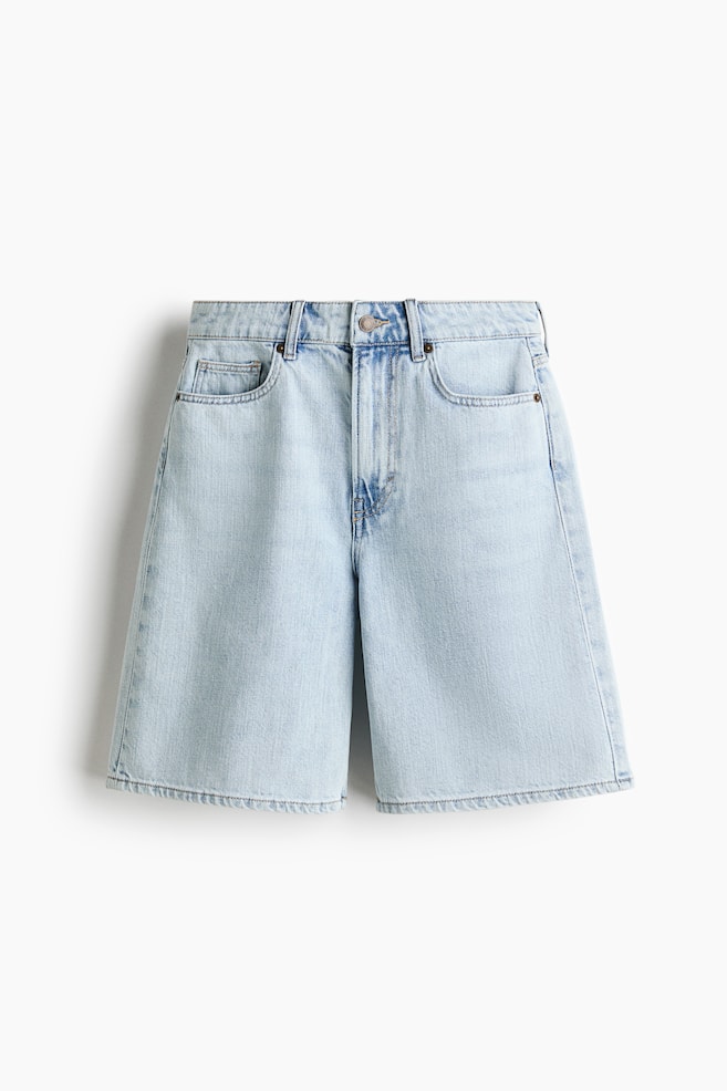Denim Bermuda shorts - Light denim blue/Light beige/Leopard print/Light denim blue/Denim blue/Dark brown/Dark denim blue/Denim blue/Dark grey - 1