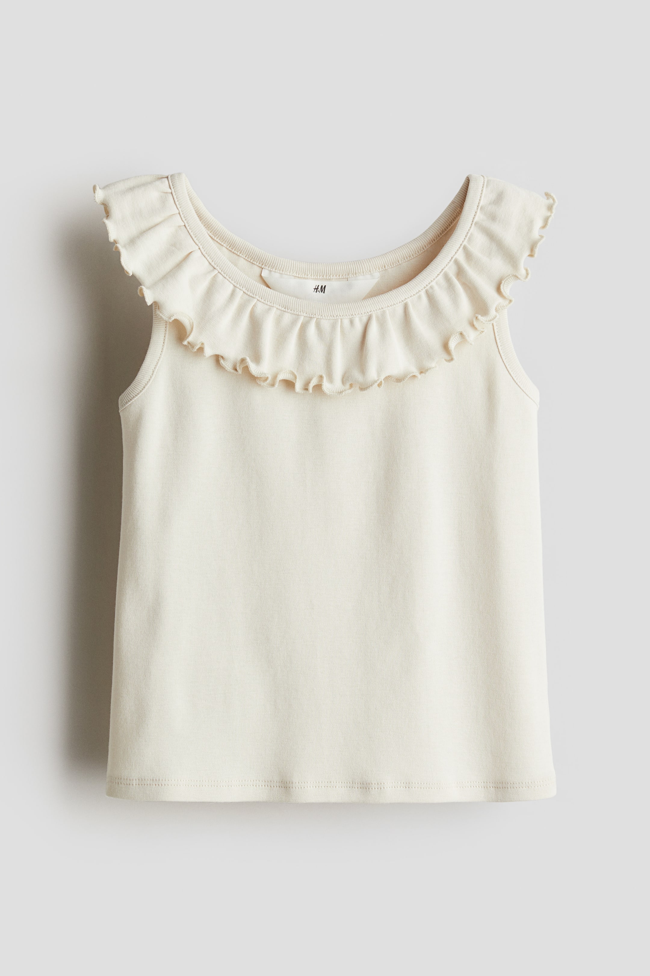 Visualizza immagine più grande: Top con volant - Beige chiaro - BAMBINO | H&M IT 1