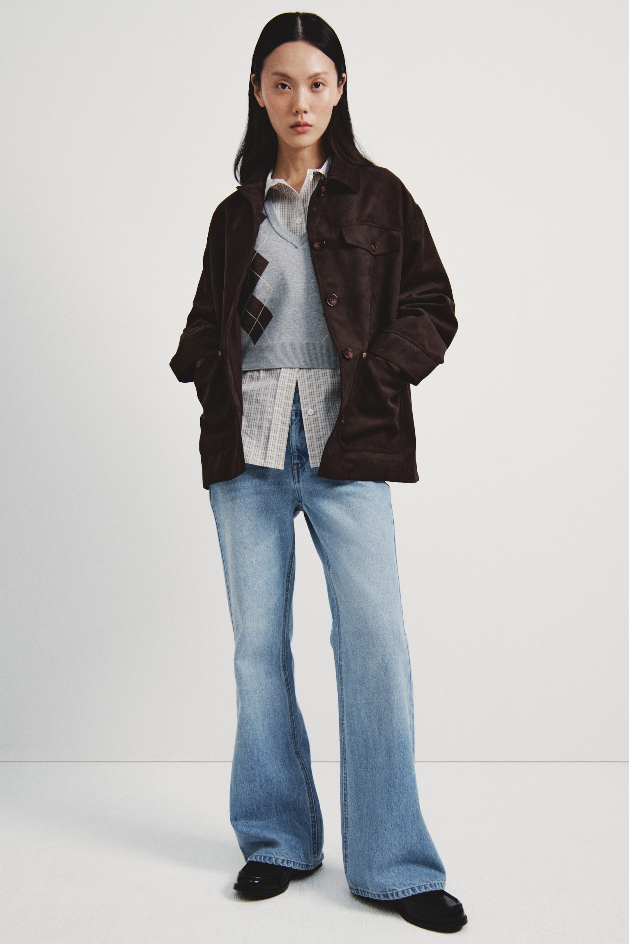 拡大画像を表示: Jacket - Dark brown - レディース | H&M JP 2