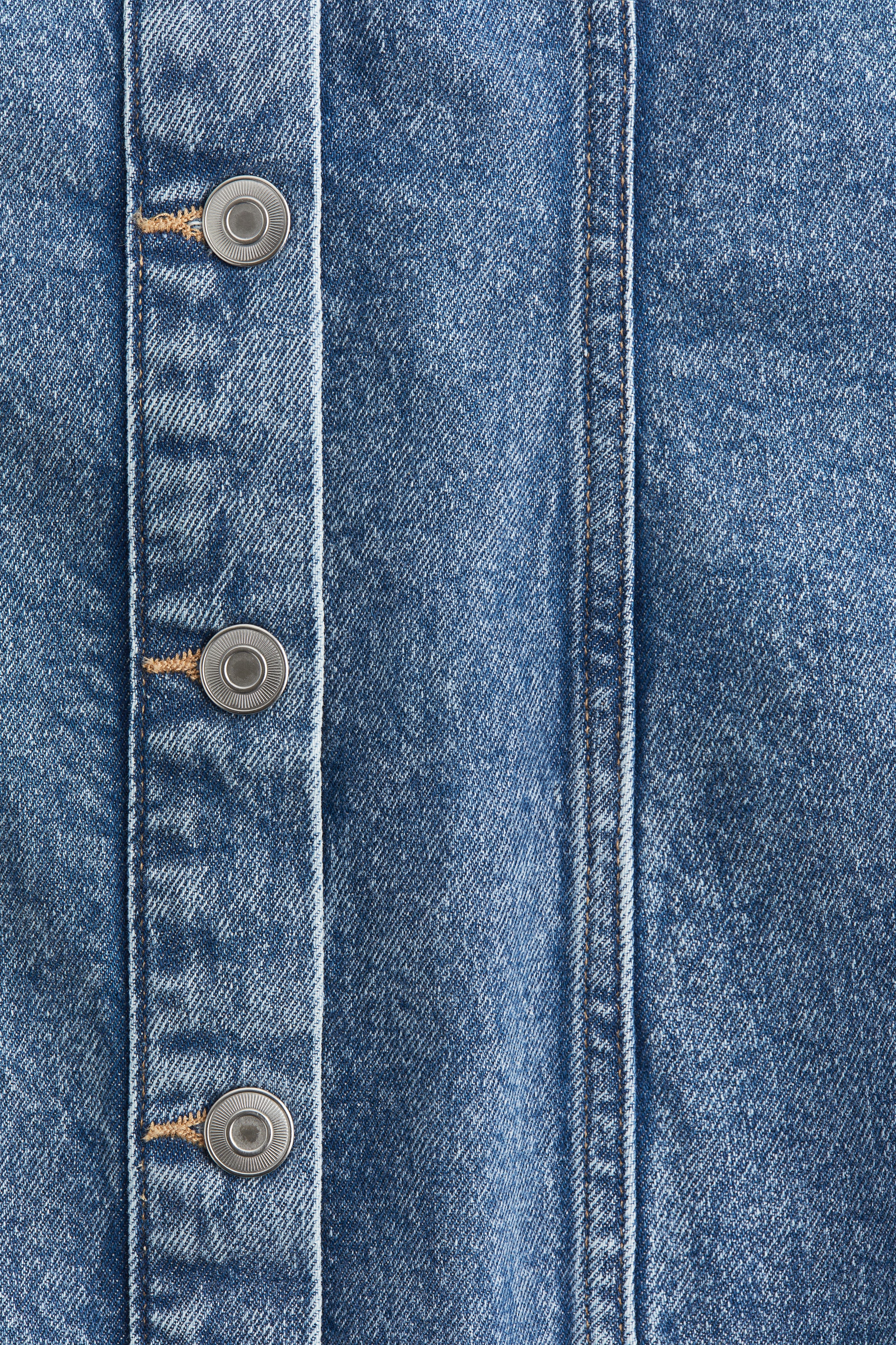 Women's Dark brown Denim dress | H&M SG