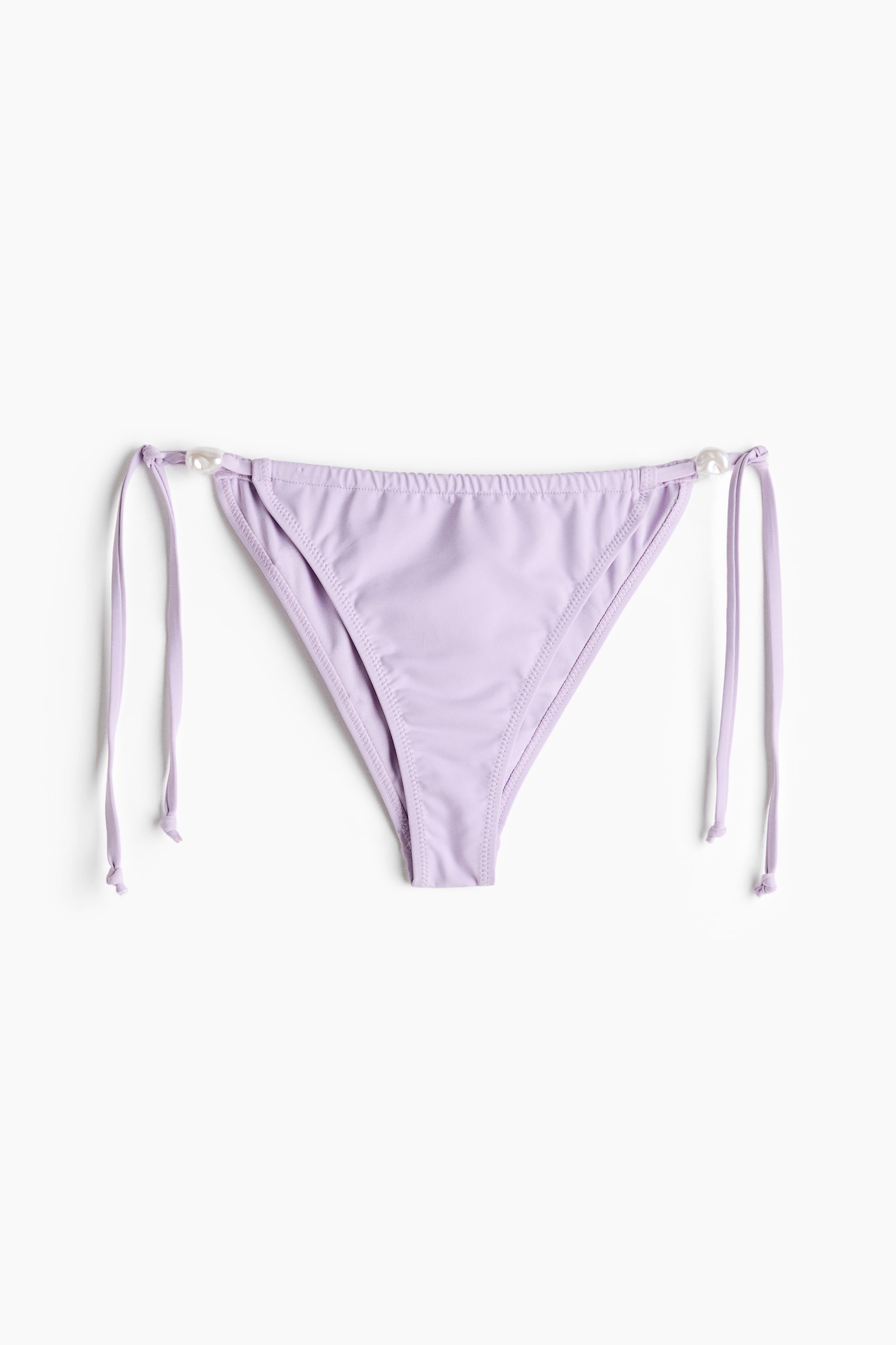 Bas de maillot Cheeky Tanga à nouer - Violet clair/Rose corail foncé/rayé/Rouge foncé/Orange - 1