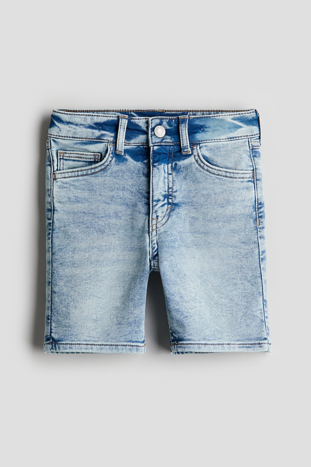 Denim Shorts - Regular waist - Knee-length - Denim blue - Kids | H&M US