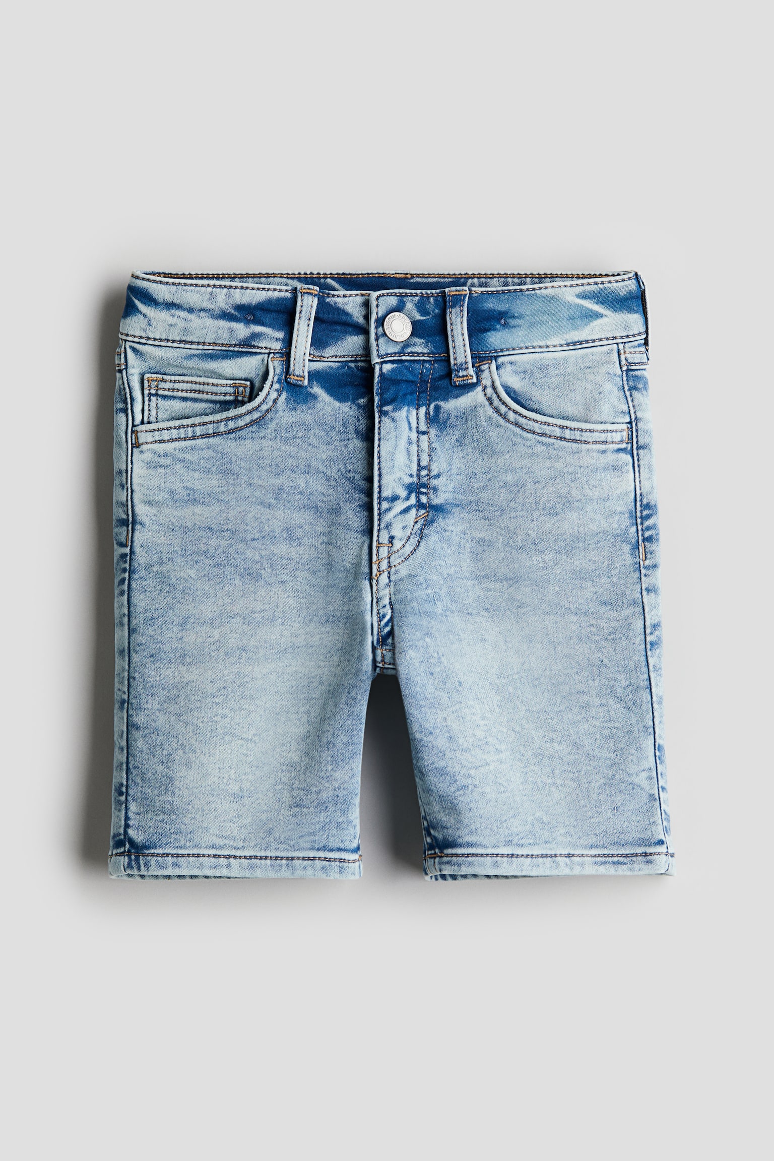 Denim shorts - Denim blue/Denim grey - 1