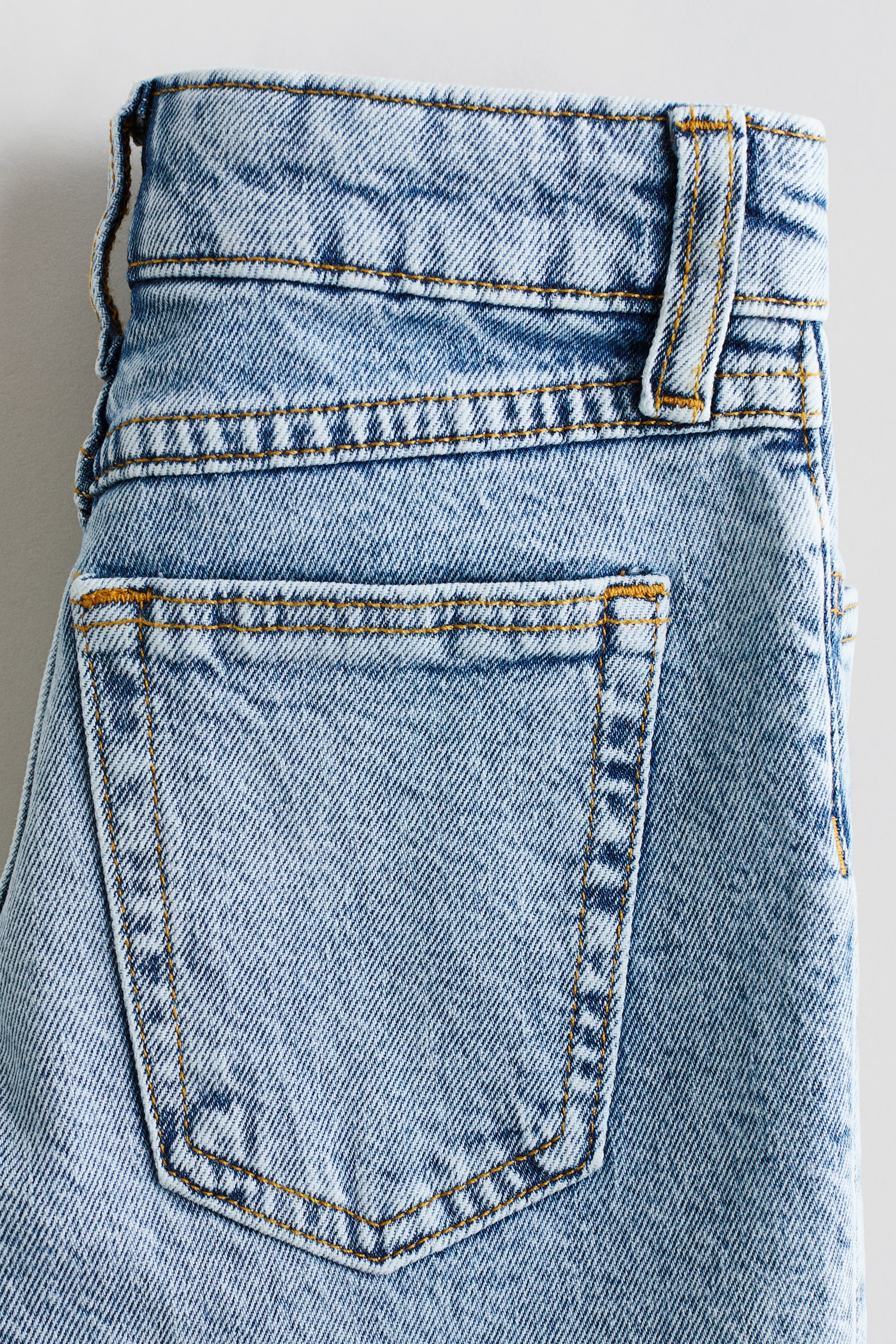 Denim short - Bleek denimblauw/Denimblauw/Washed zwart - 2