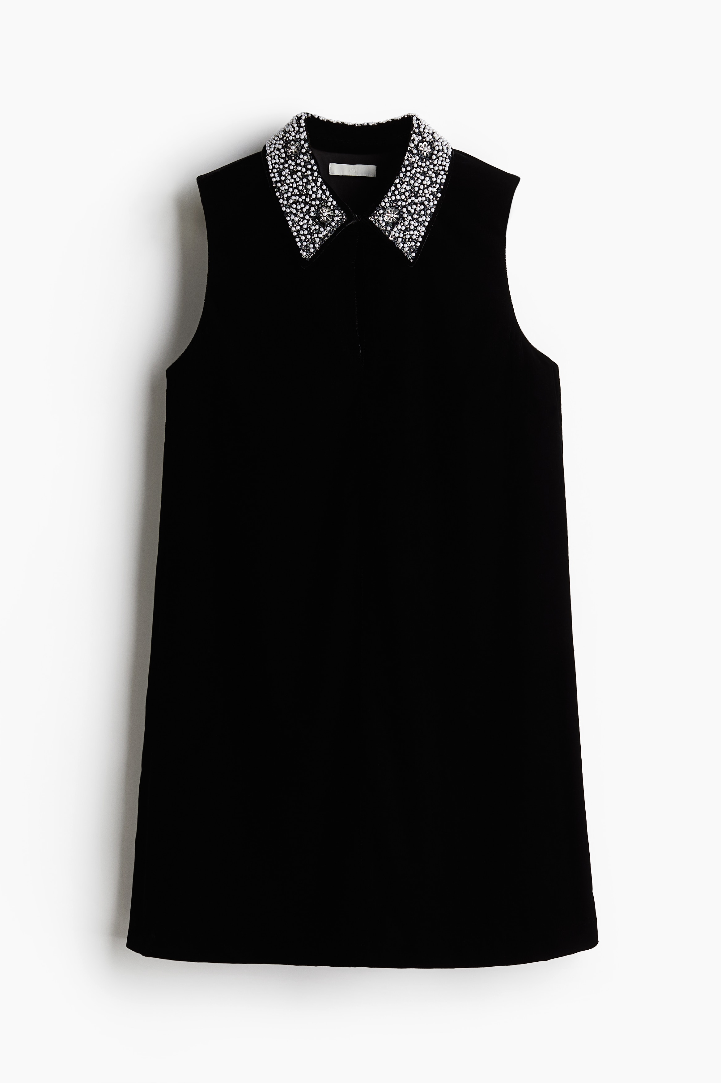 H & M - ビーズカラーワンピース - ブラック