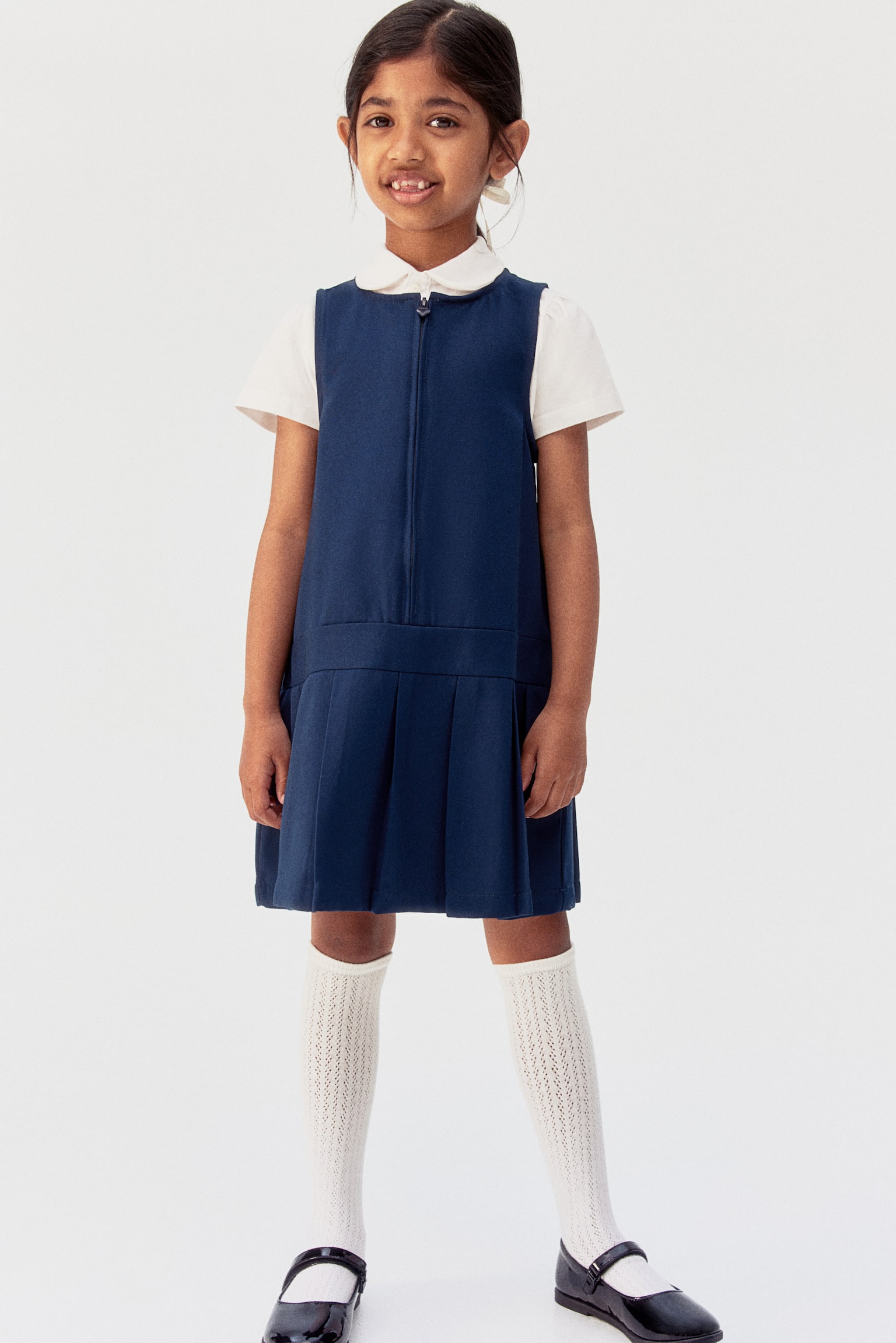 2-pack school dresses - Navy blue/Black/Dark grey - 5