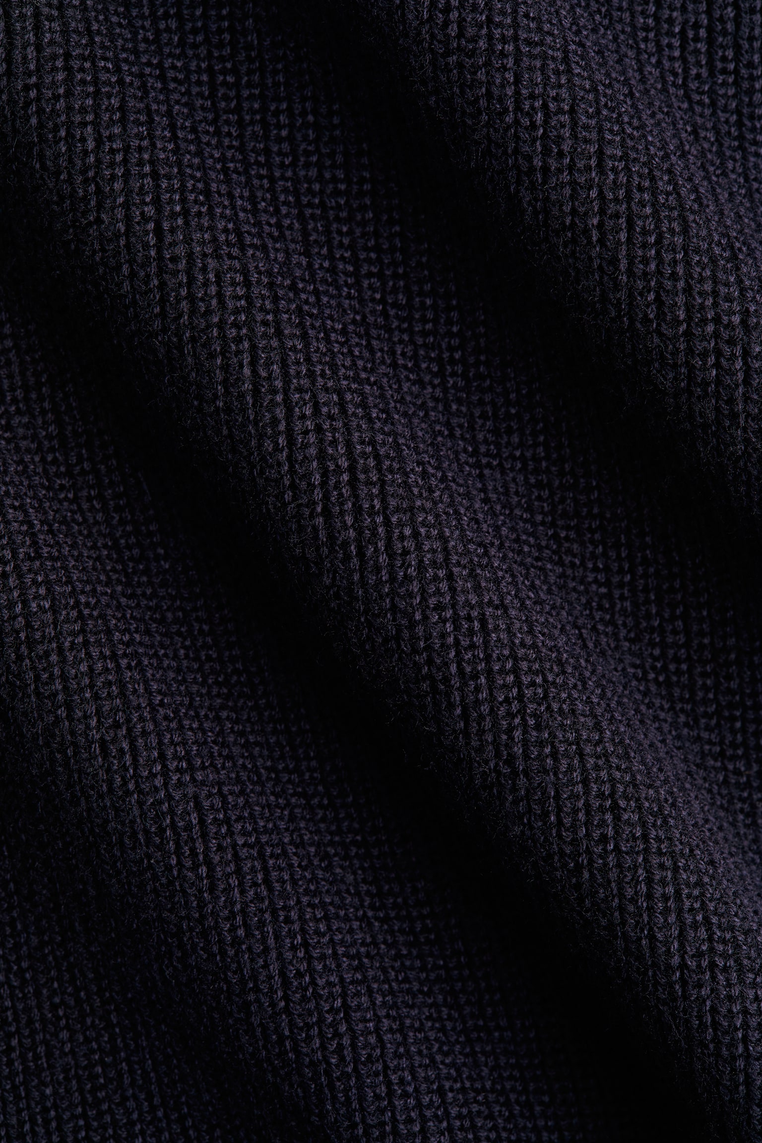 Yarım Fermuarlı Kazak - Lacivert - 3