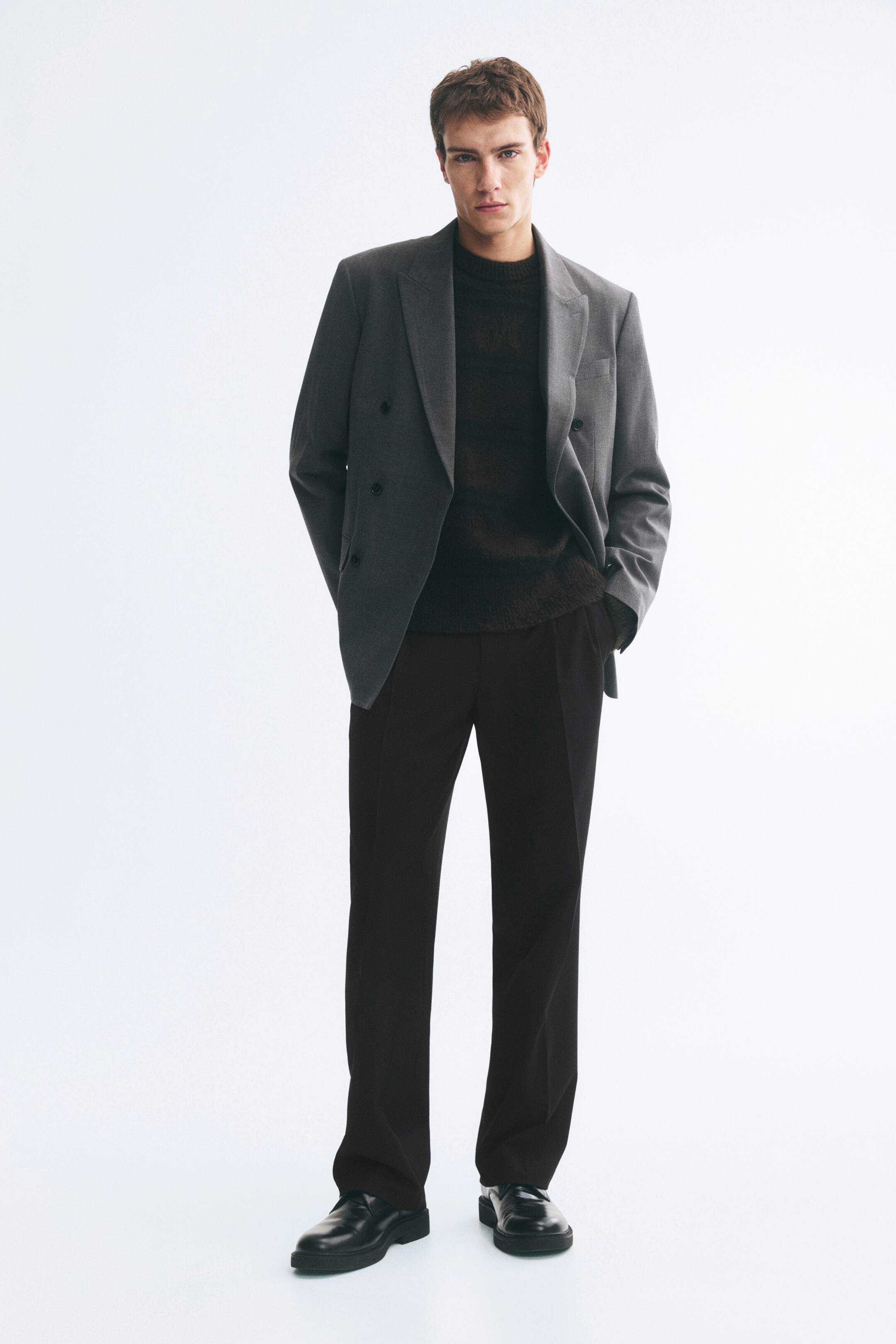 View larger image: Relaxed Fit Tailored trousers - Black - Men | H&M 1