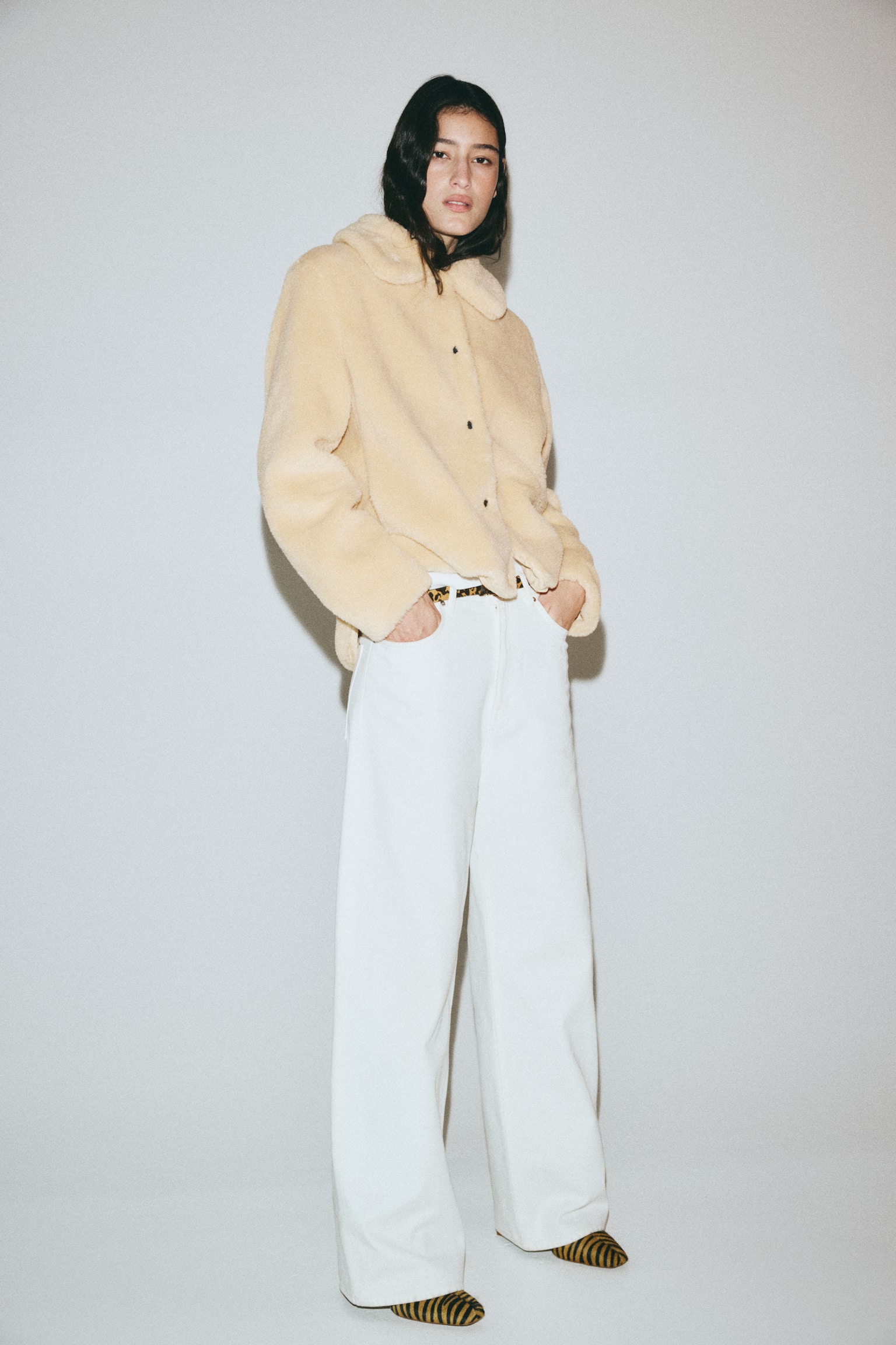 Pile Jacket - Beige - 7