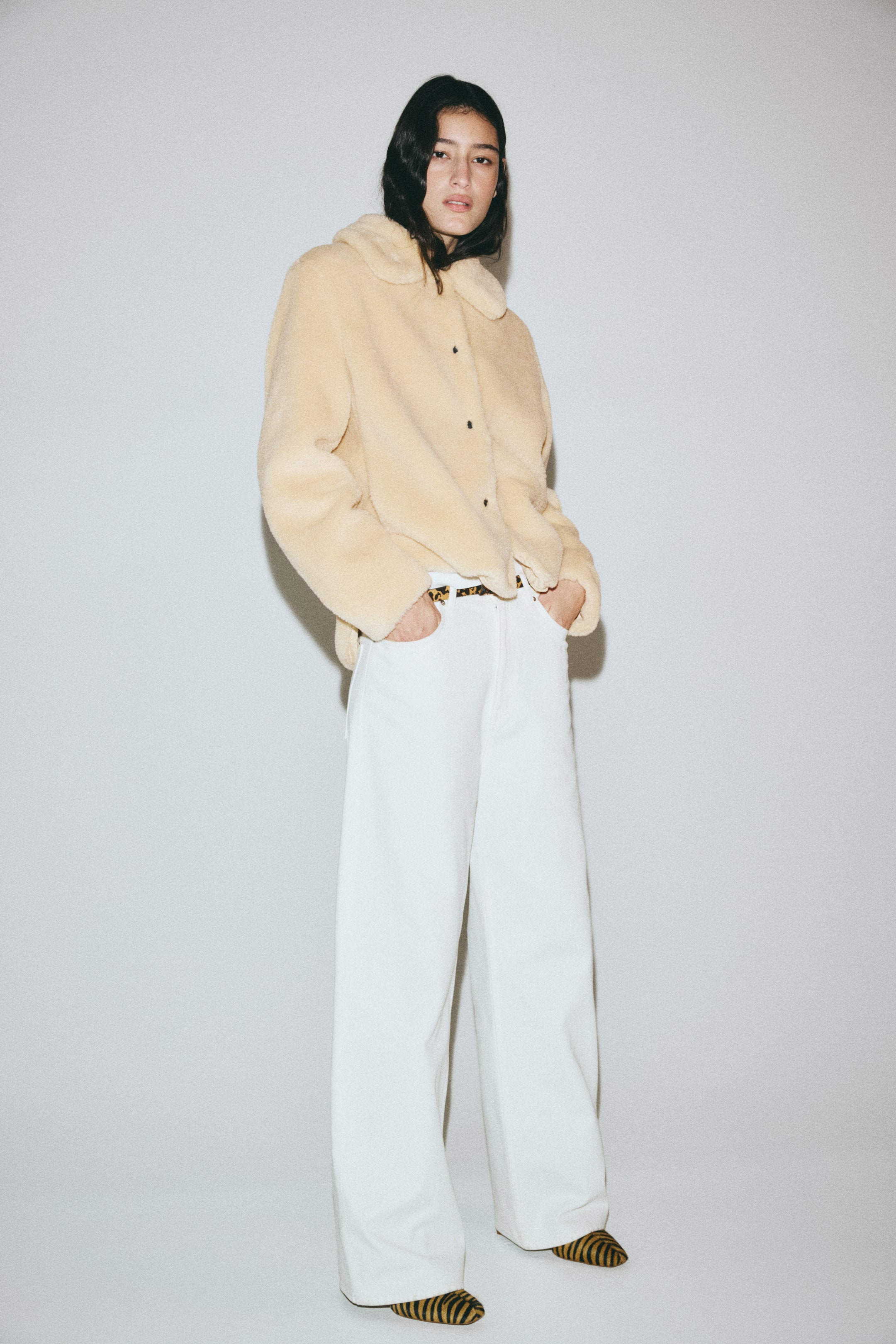 View larger image: Pile jacket - Beige - Ladies | H&M IN 2