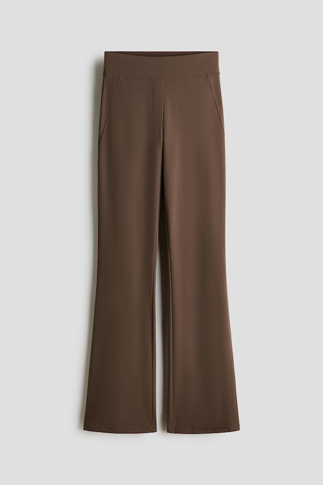 Four-Way Stretch Flared Pants - Light brown/Black/Beige/Dark brown - 1