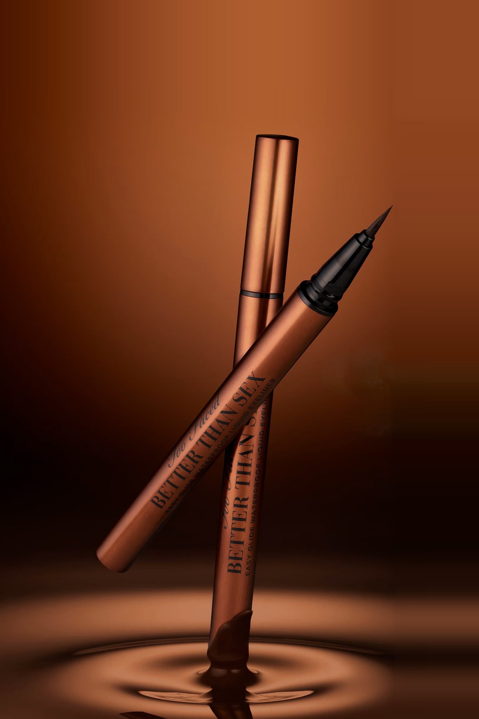 Better Than Sex Easy Glide Wp Liquid Eyeliner - Chocolate/Black - 6