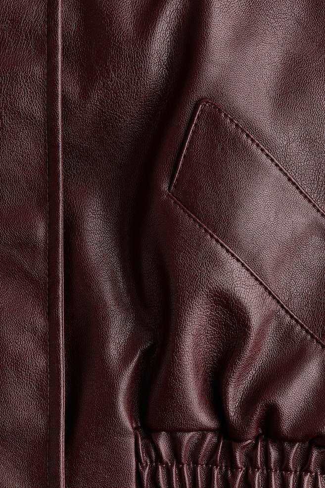 Jacket - Burgundy/Brown - 3