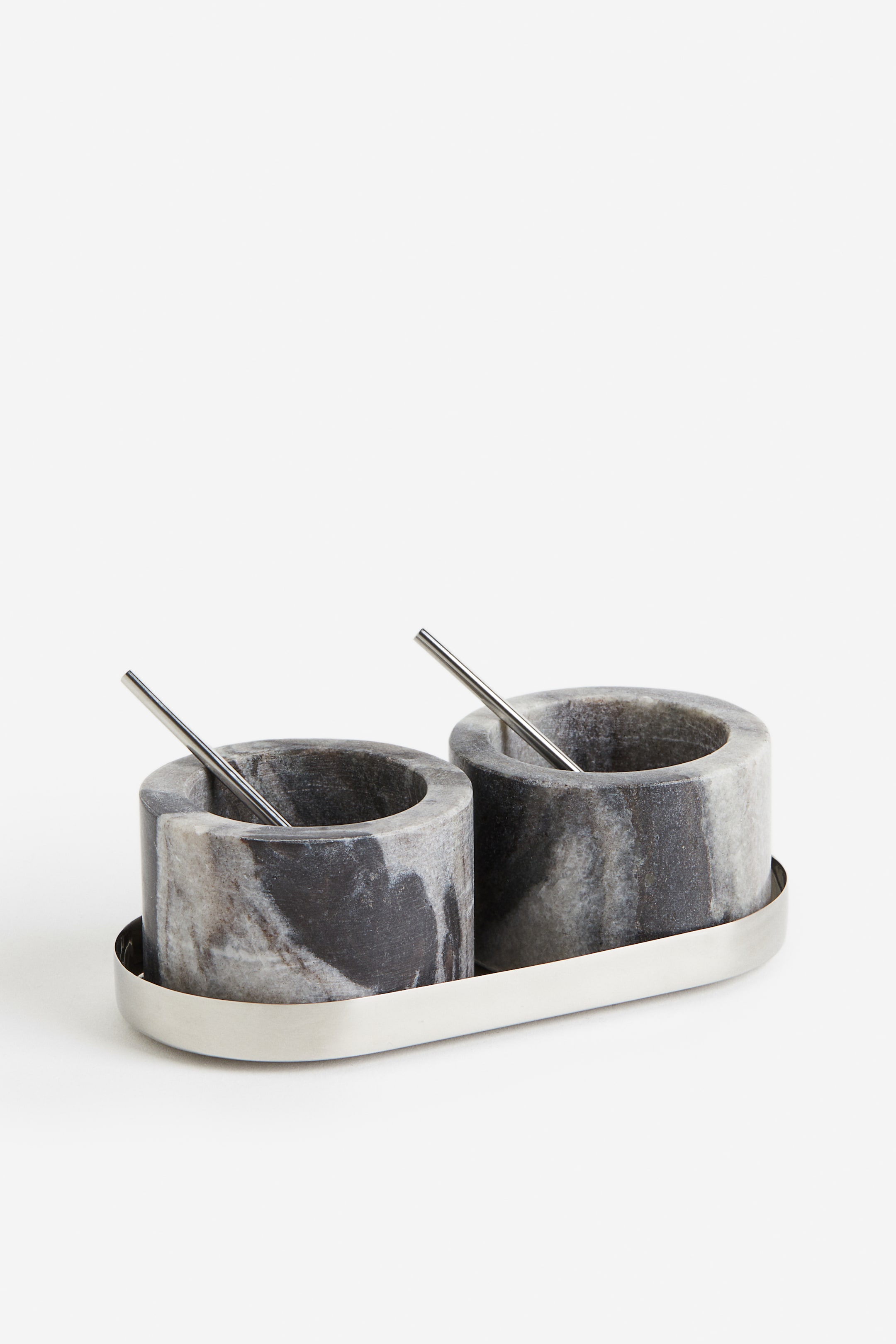 Marble Salt and Pepper Bowls