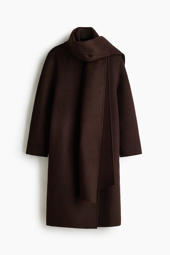 Женские куртки H&M Handmade Wool-Blend Coat