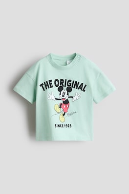 T-shirt i bomull med tryck