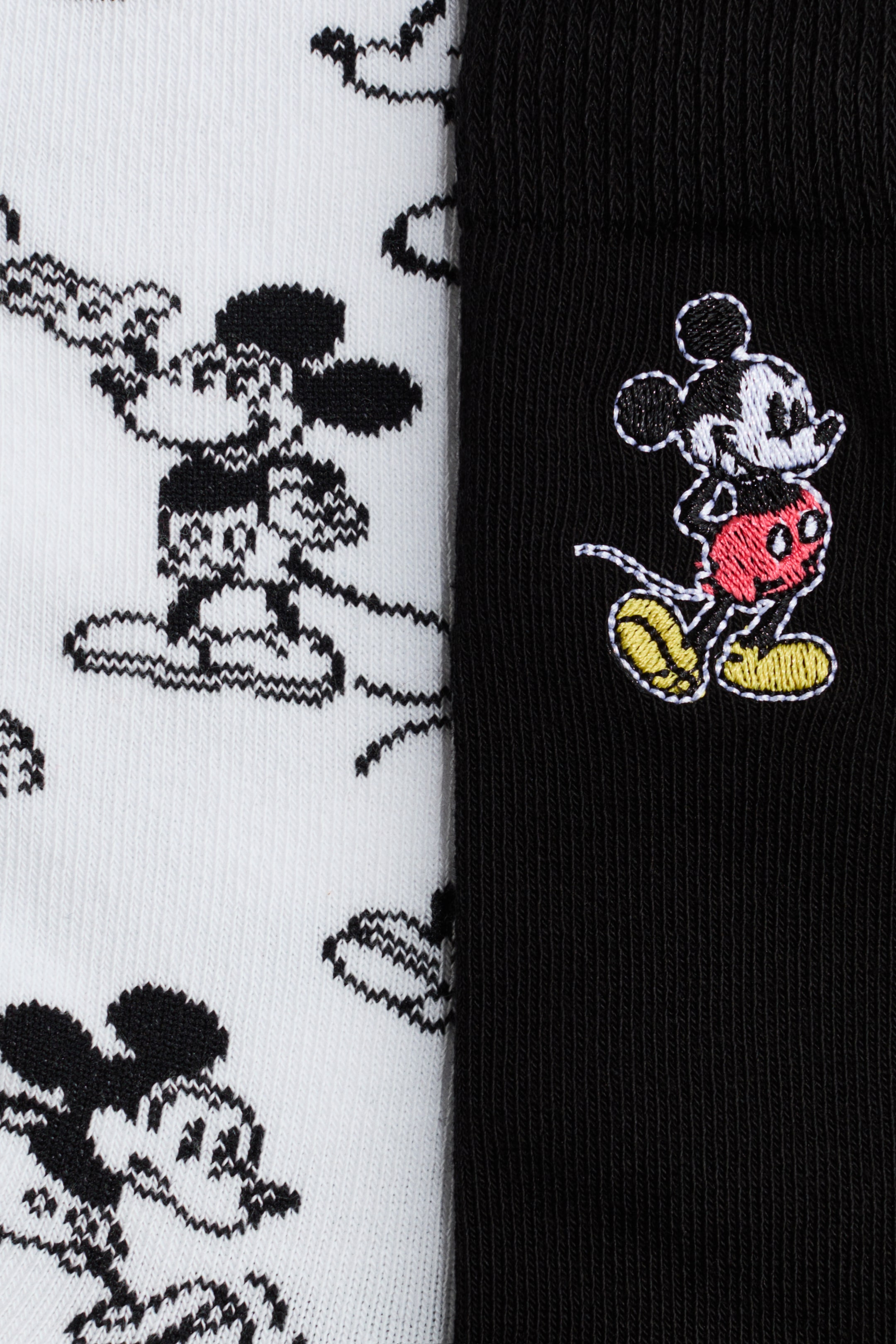 View larger image: 2-Pack Socks - Black/Mickey Mouse - Men | H&M US 2