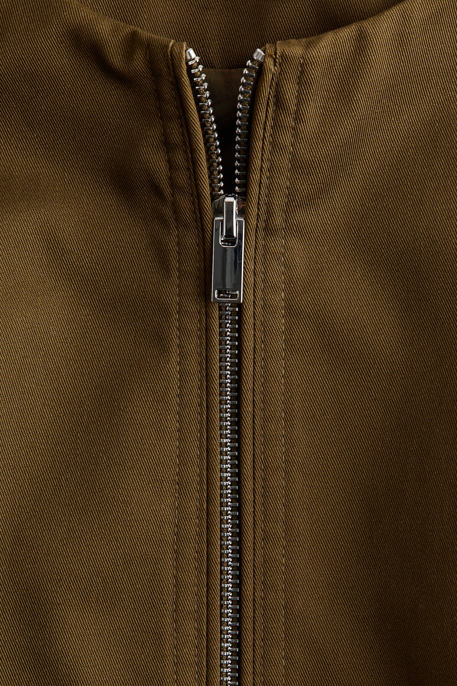 Twill gilet - Dark golden olive - 5