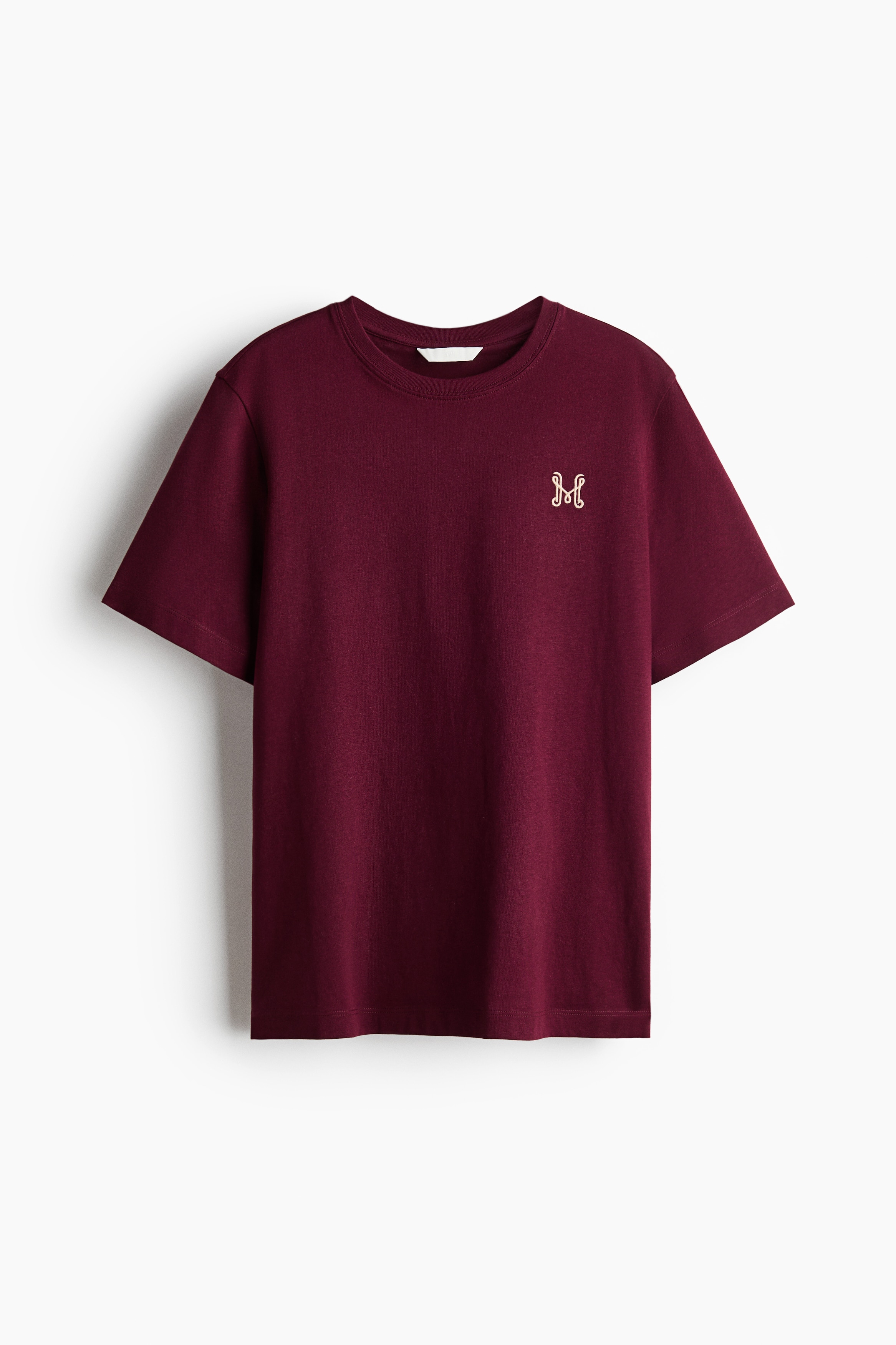 Áo thun cotton - Màu đỏ đậm/Champs Élysées/Màu đỏ rượu/Kẻ