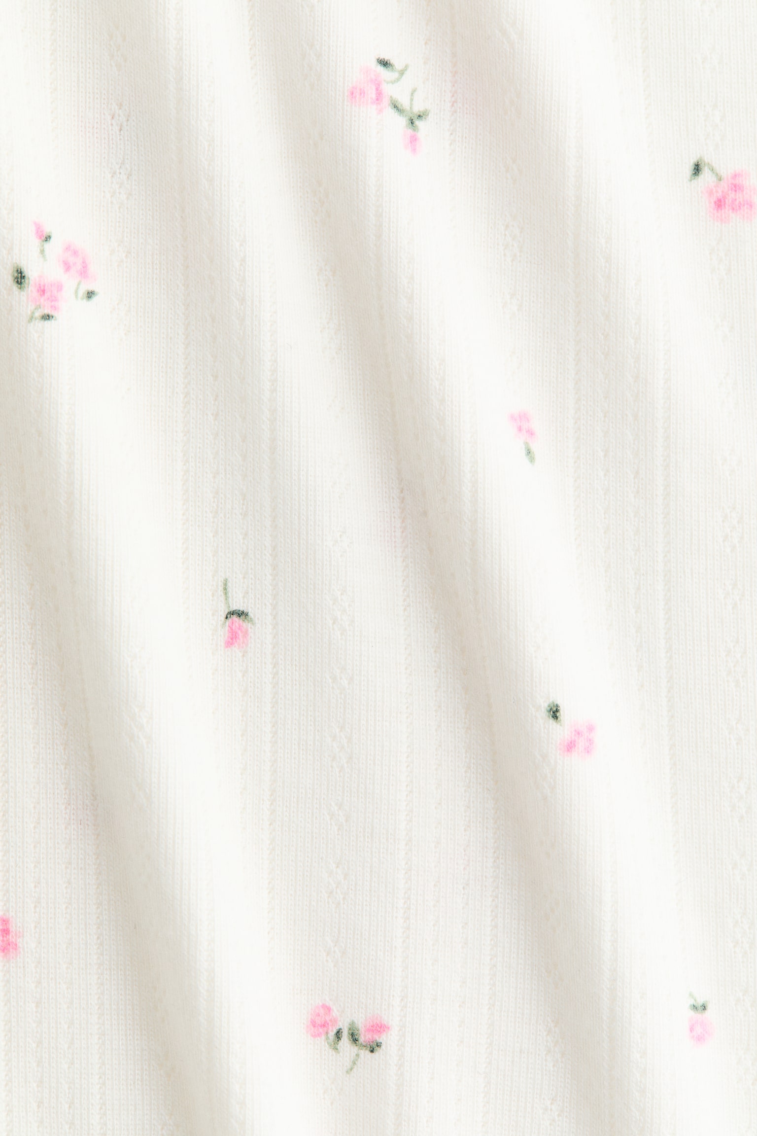 Pointelle Pajama Pants - White/floral/Light gray melange/Black/Cream/Cream/floral/White/hearts/Red/Burgundy/Light dusty turquoise/Dark brown - 3