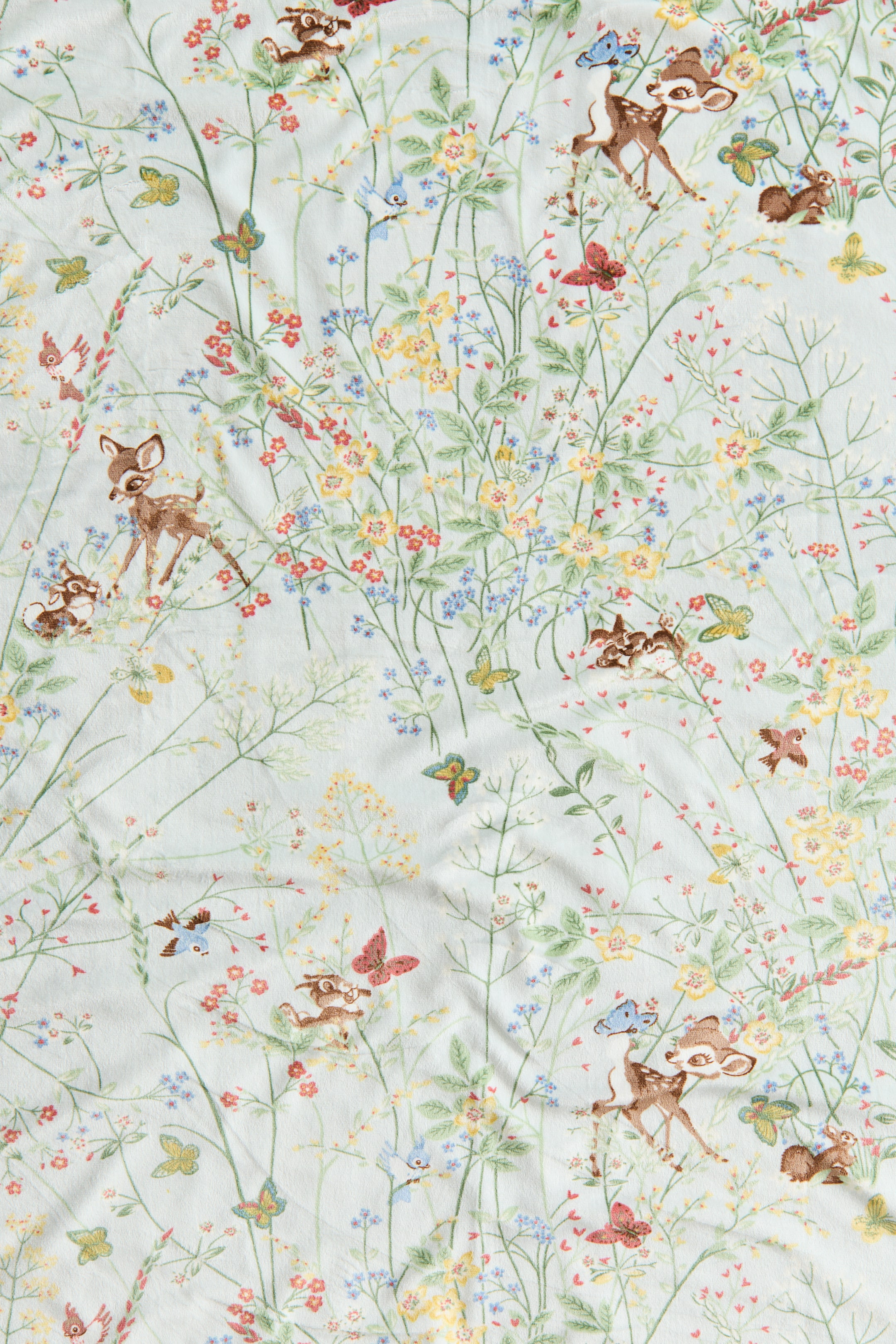 拡大画像を表示: パターンベロアベビーブランケット - ライトブルー／バンビ - Home All | H&M JP 2