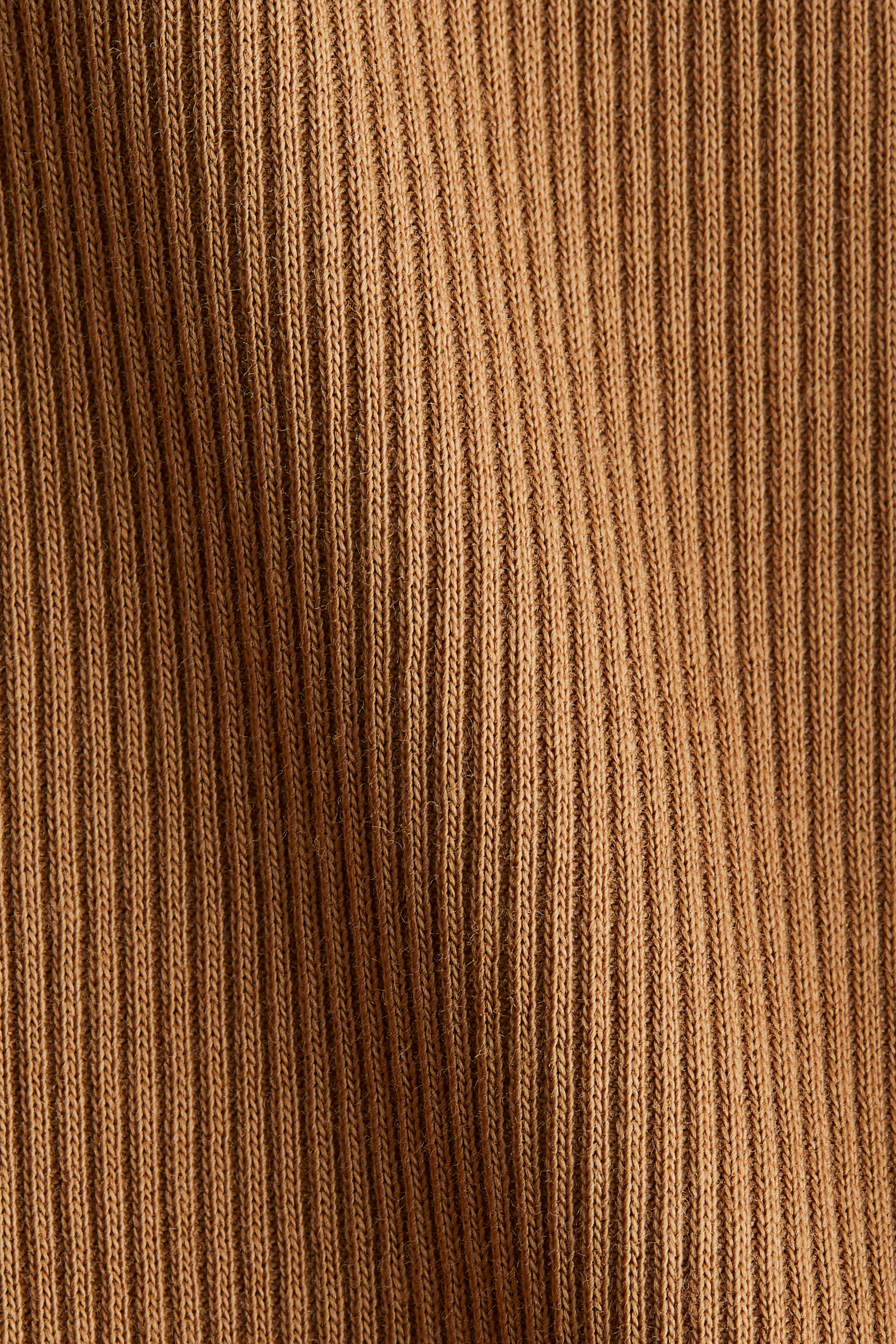 Ribbed cotton top