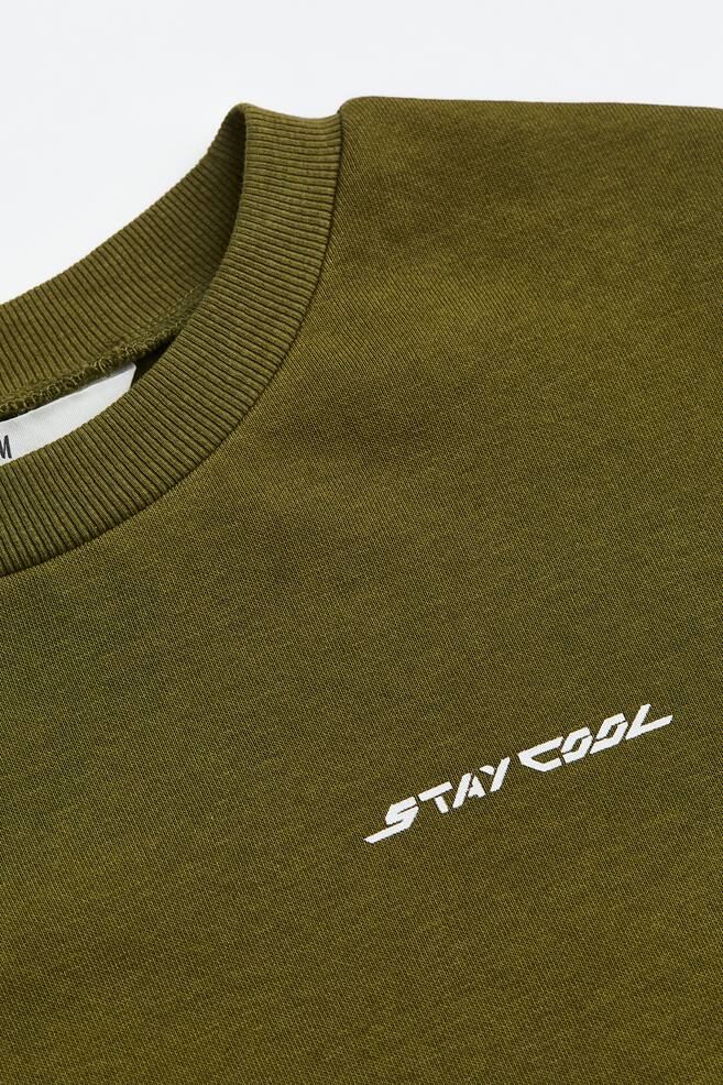 Sweatshirt - Mörk khakigrön/Stay Cool/Svart/Mörkgråmelerad/Khakigrön/dc/dc - 2