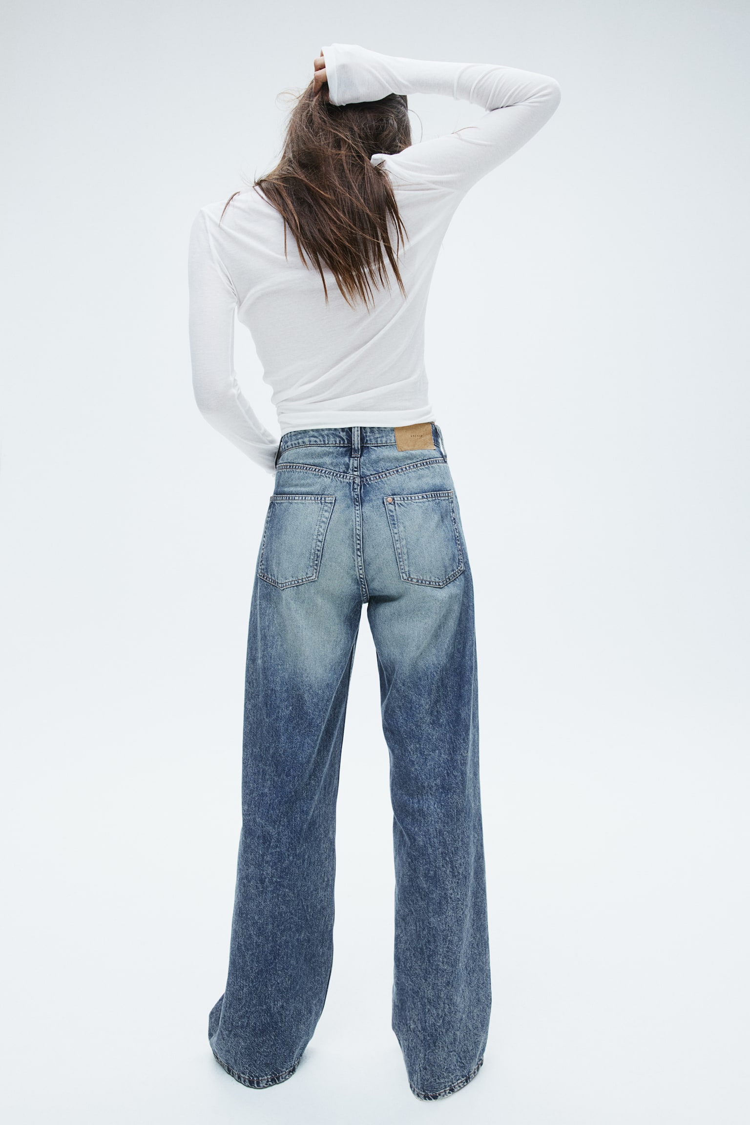 Wide Ultra High Jeans - Denim blue/Light denim blue/Black/Light denim blue/Dark denim blue/Dark denim blue/Beige/White/Grey/Light denim blue - 4