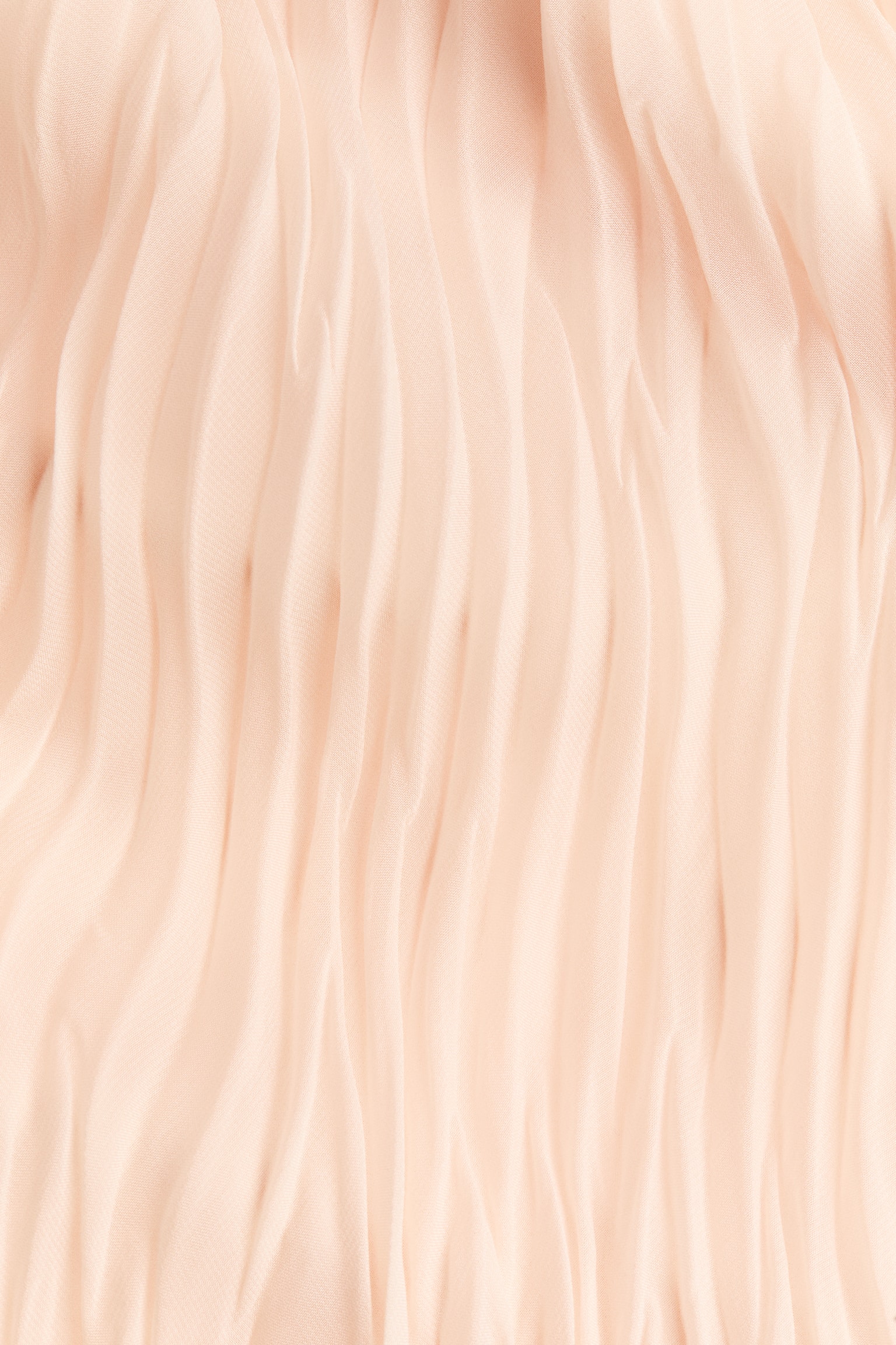 Plissé handkerchief skirt-Light pink - 3