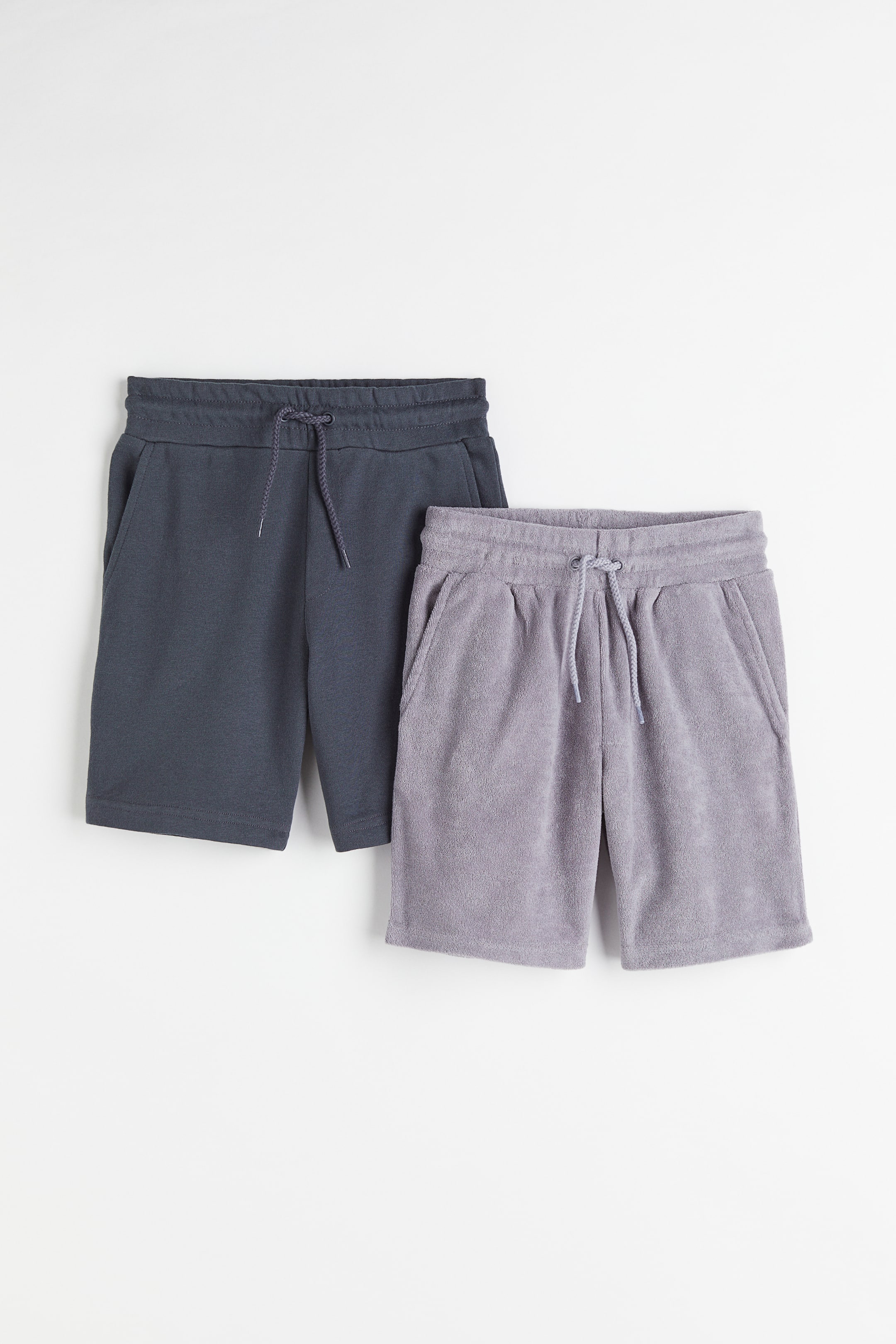 View larger image: 2-pack sweatshirt shorts - Grey - Kids | H&M IN 1