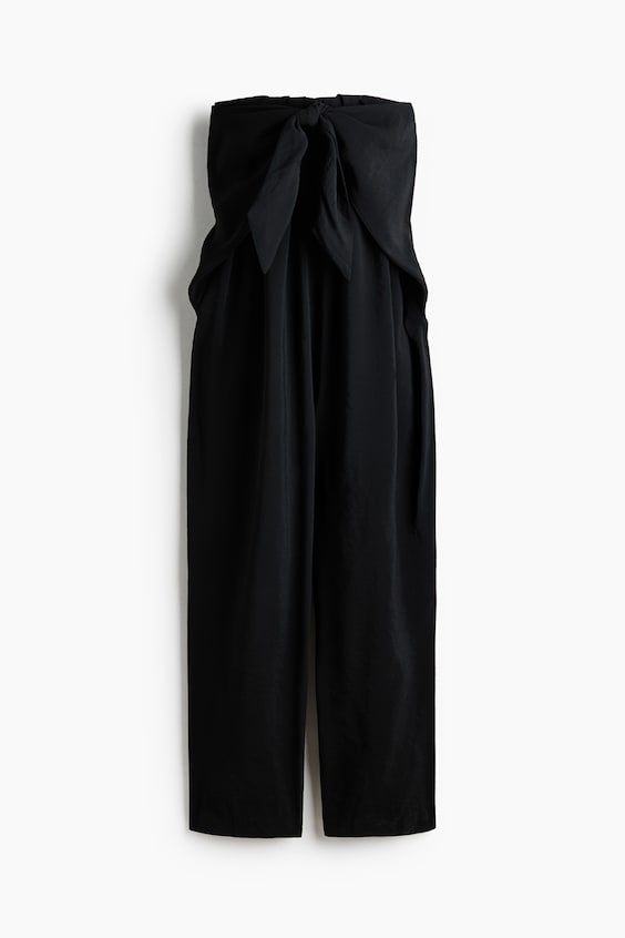 Женские комбинезоны H&M Tie-Detail Bandeau Jumpsuit