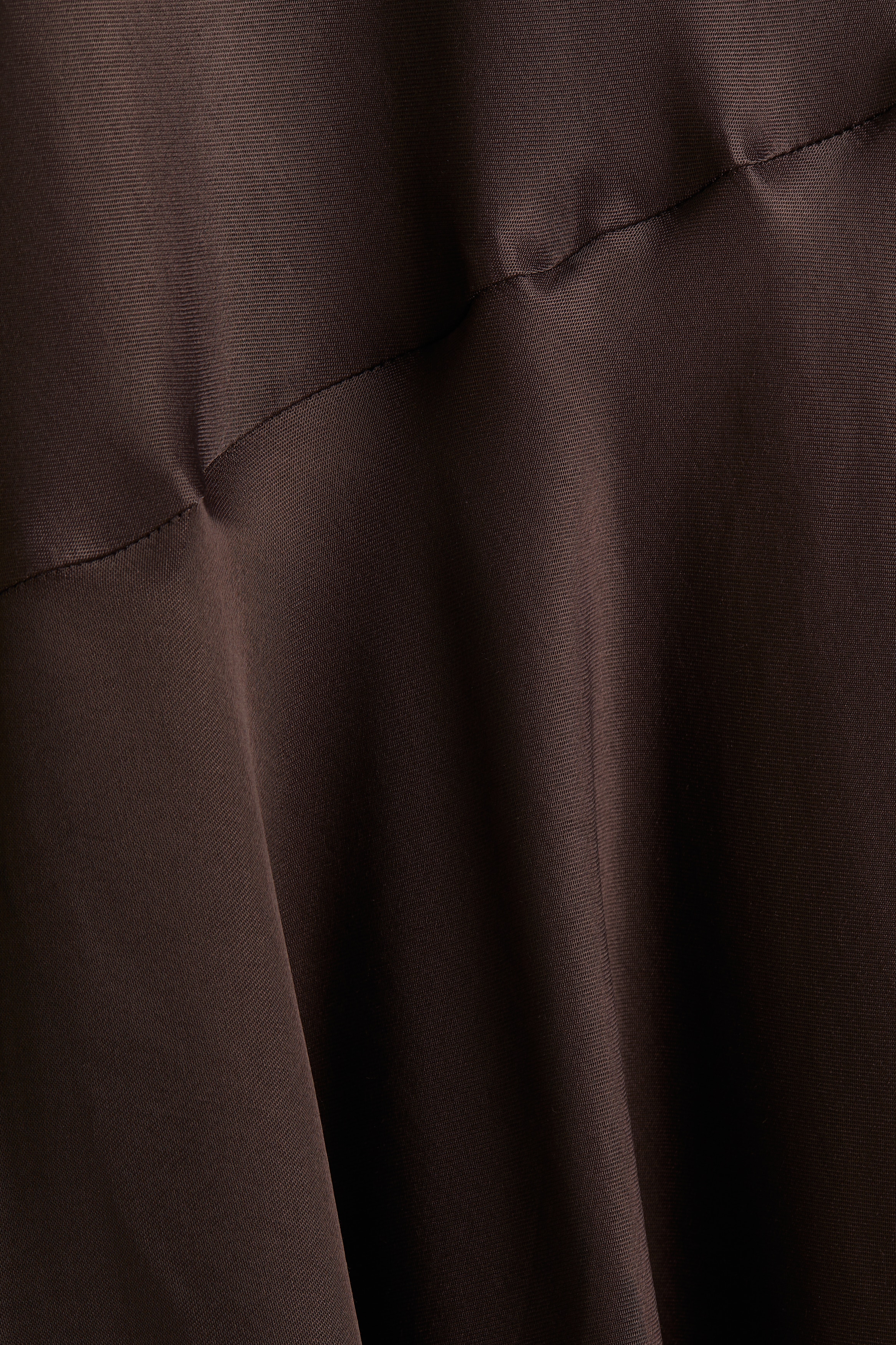 h&m brown satin dress Brown Slip Satin Midi Dress – Gabi Swimwear main image 0