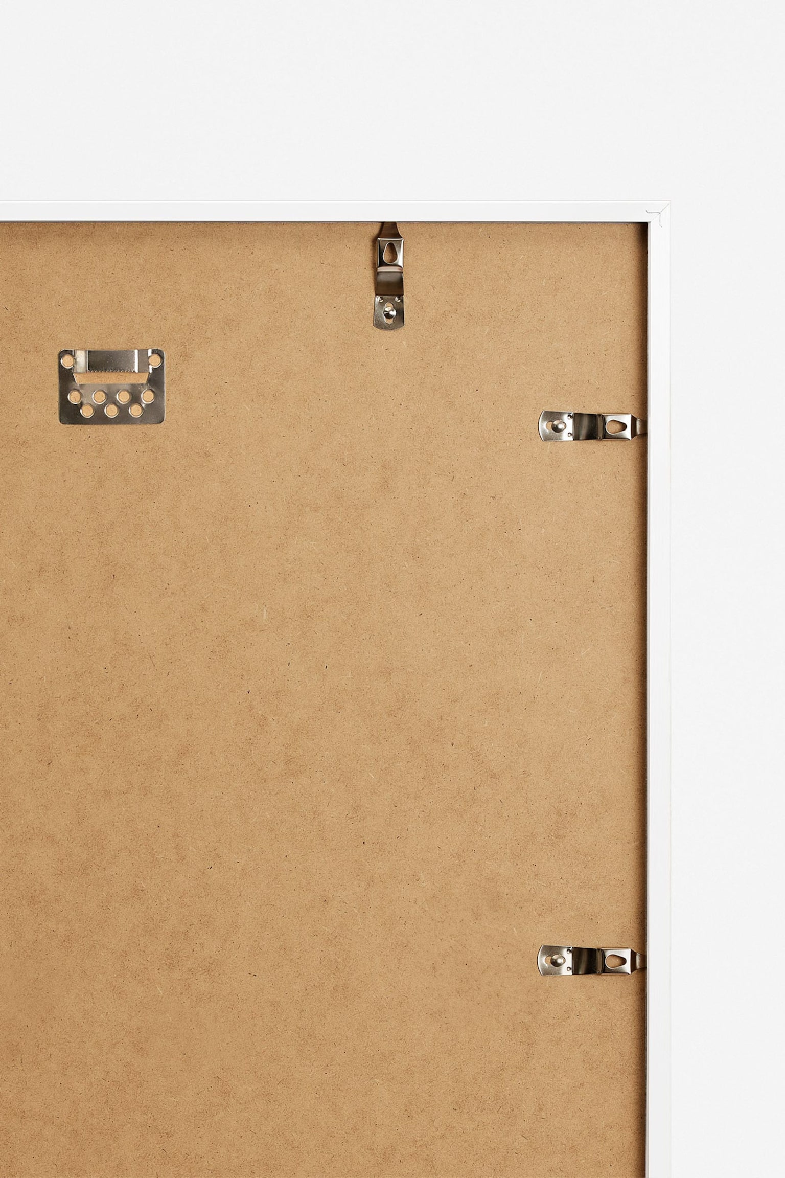 Ribbed Picture Frame - Vit/Svart/Ek/Mörk Ek - 6