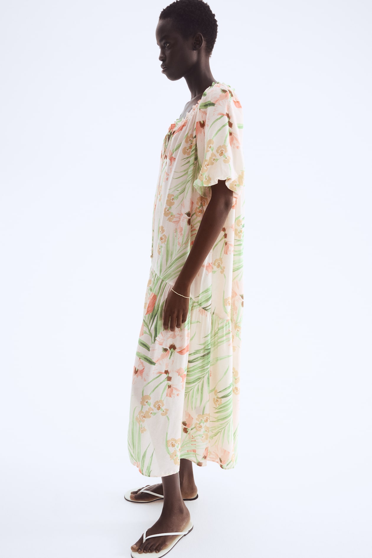 Drawstring-Detail Dress - image 5
