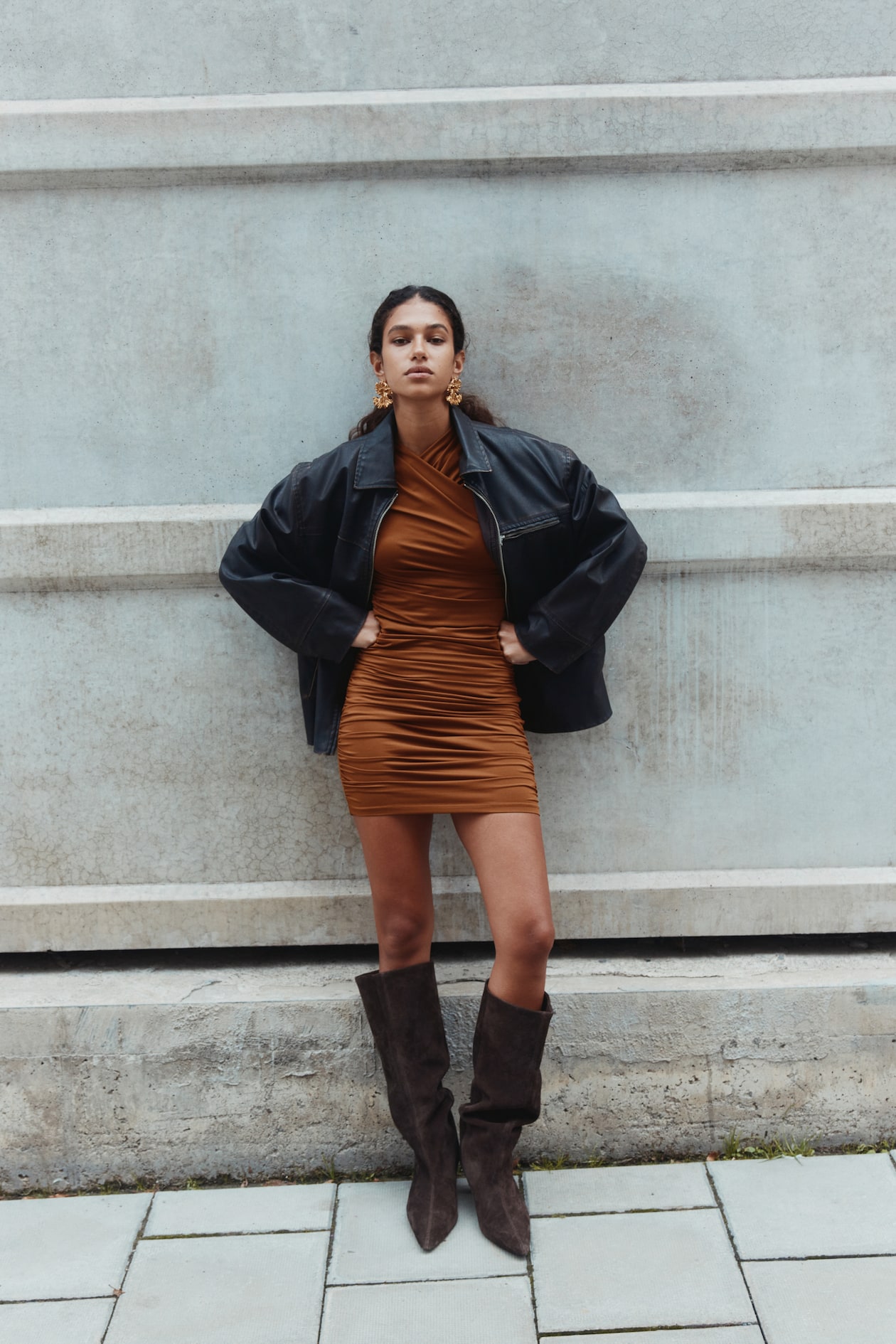 Draped Jersey Dress - image 2