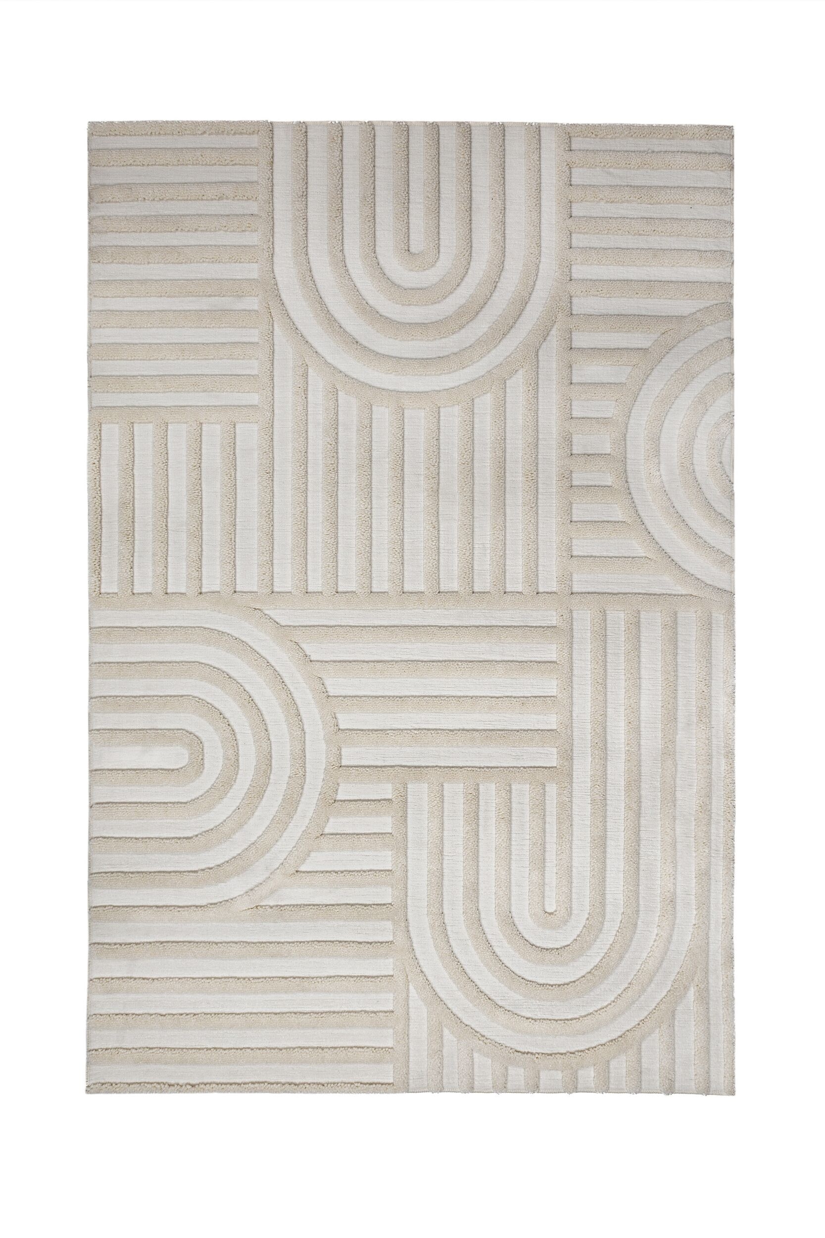 Elara Modern Matta - Kräm