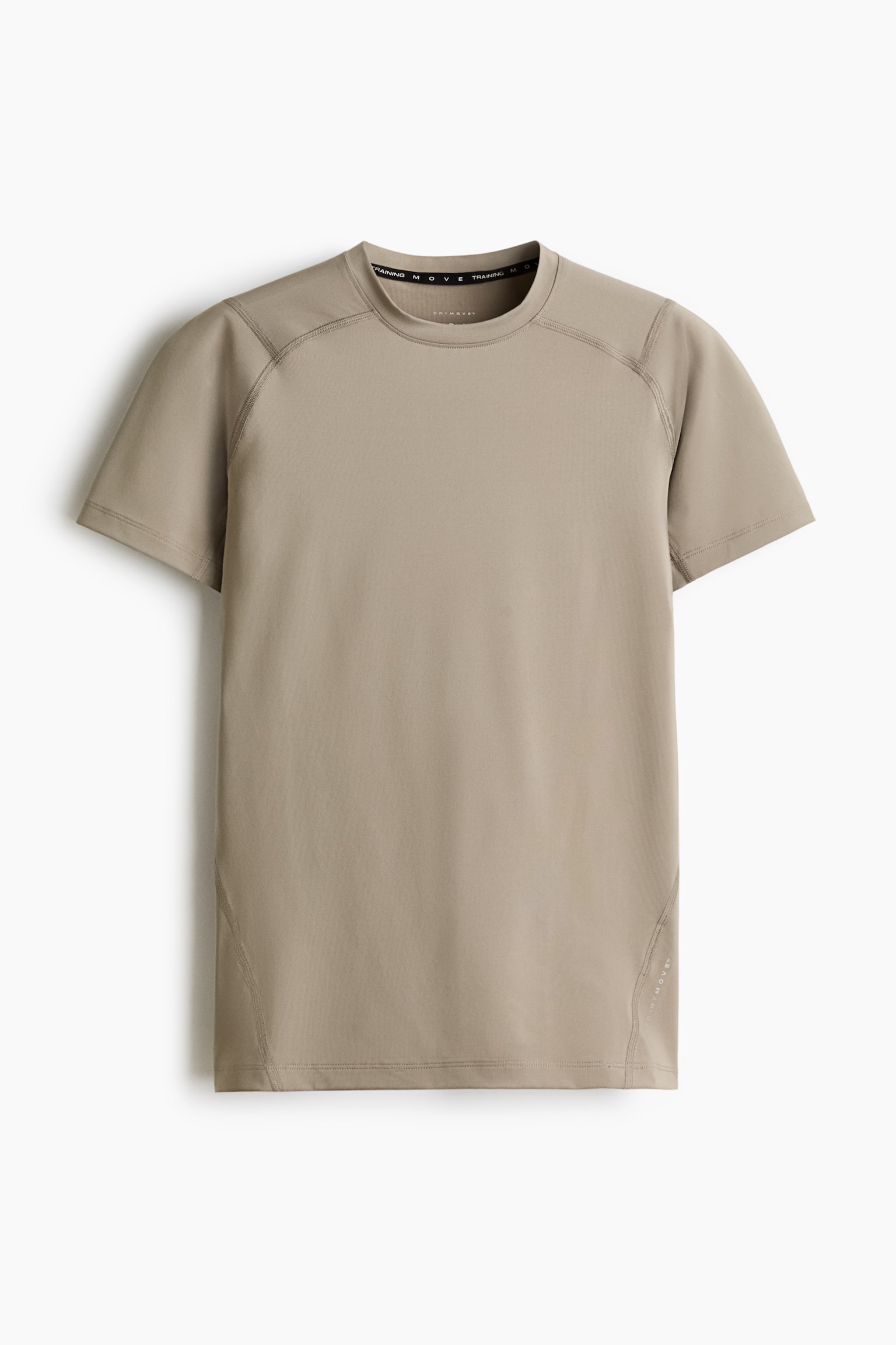 Compression Fit Activewear Tee with DryMove™ - Beige/Black/Dark brown/Hot pink/365 Training Team - 1