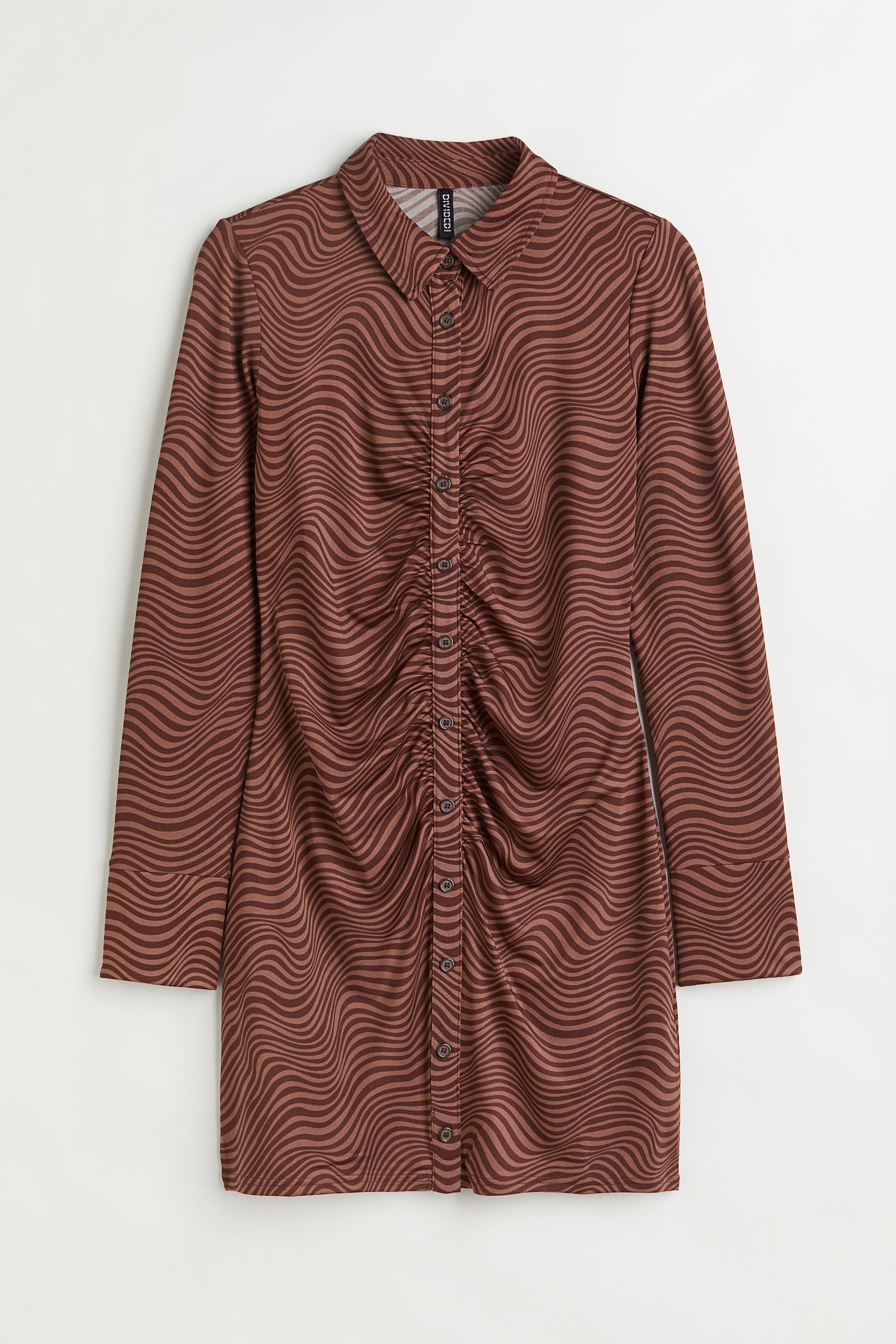 H&M+ Draped Shirt Dress