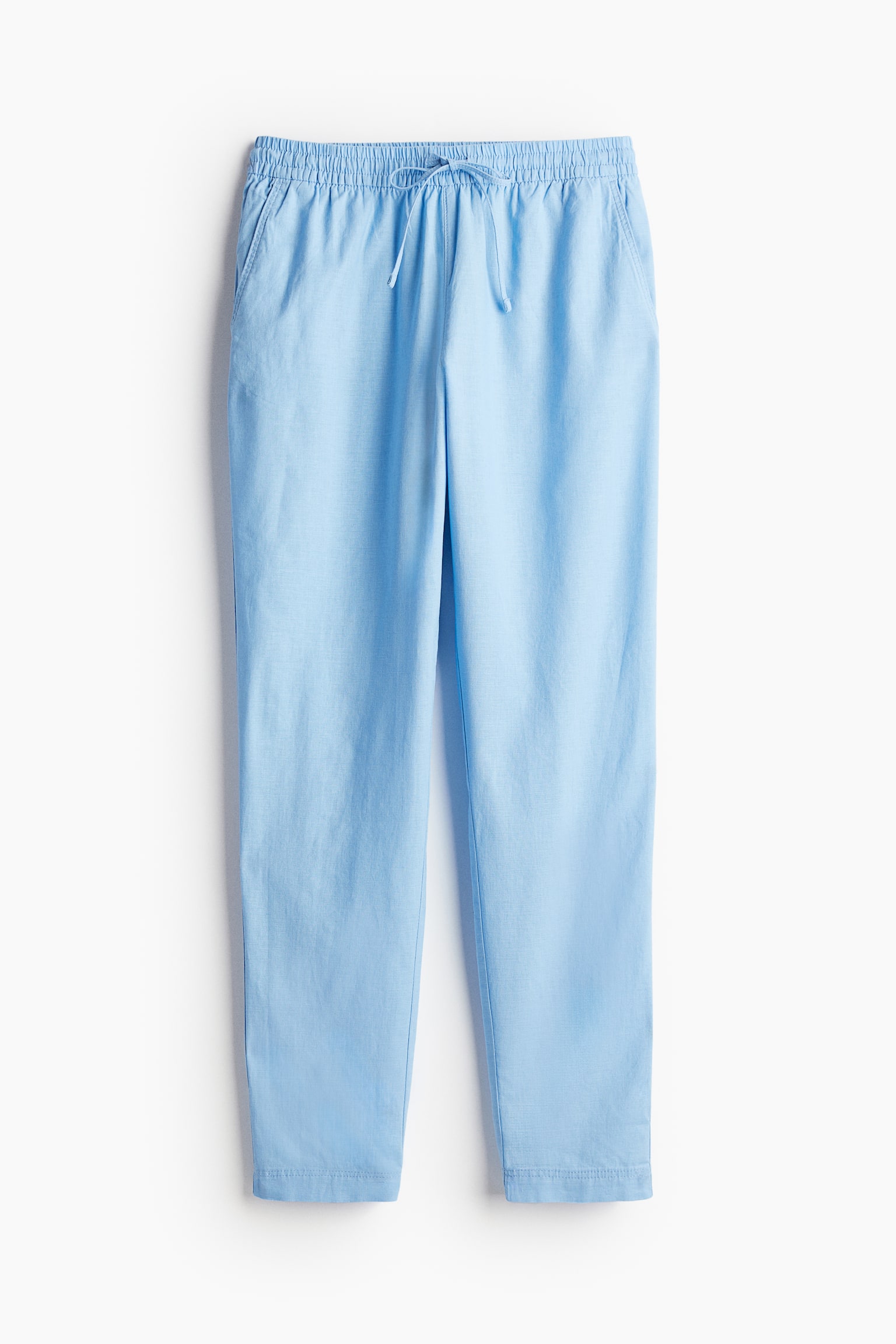 Linen Blend Joggers - Light blue/Black/Light beige/Beige/Stripe/Khaki green/Navy blue/Light blue/Stripe - 2