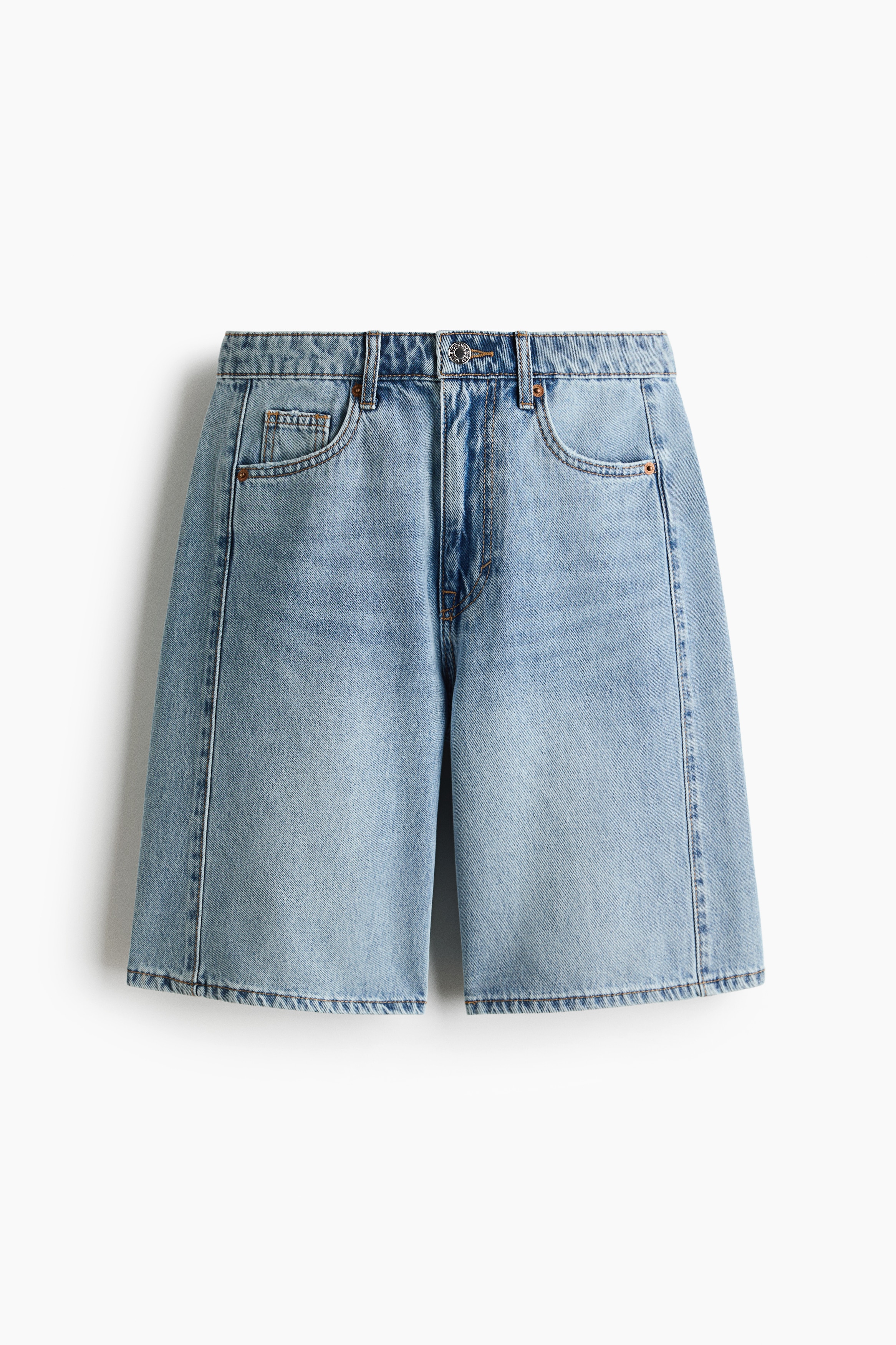 Shorts Bermuda de denim - Azul denim claro/Azul denim