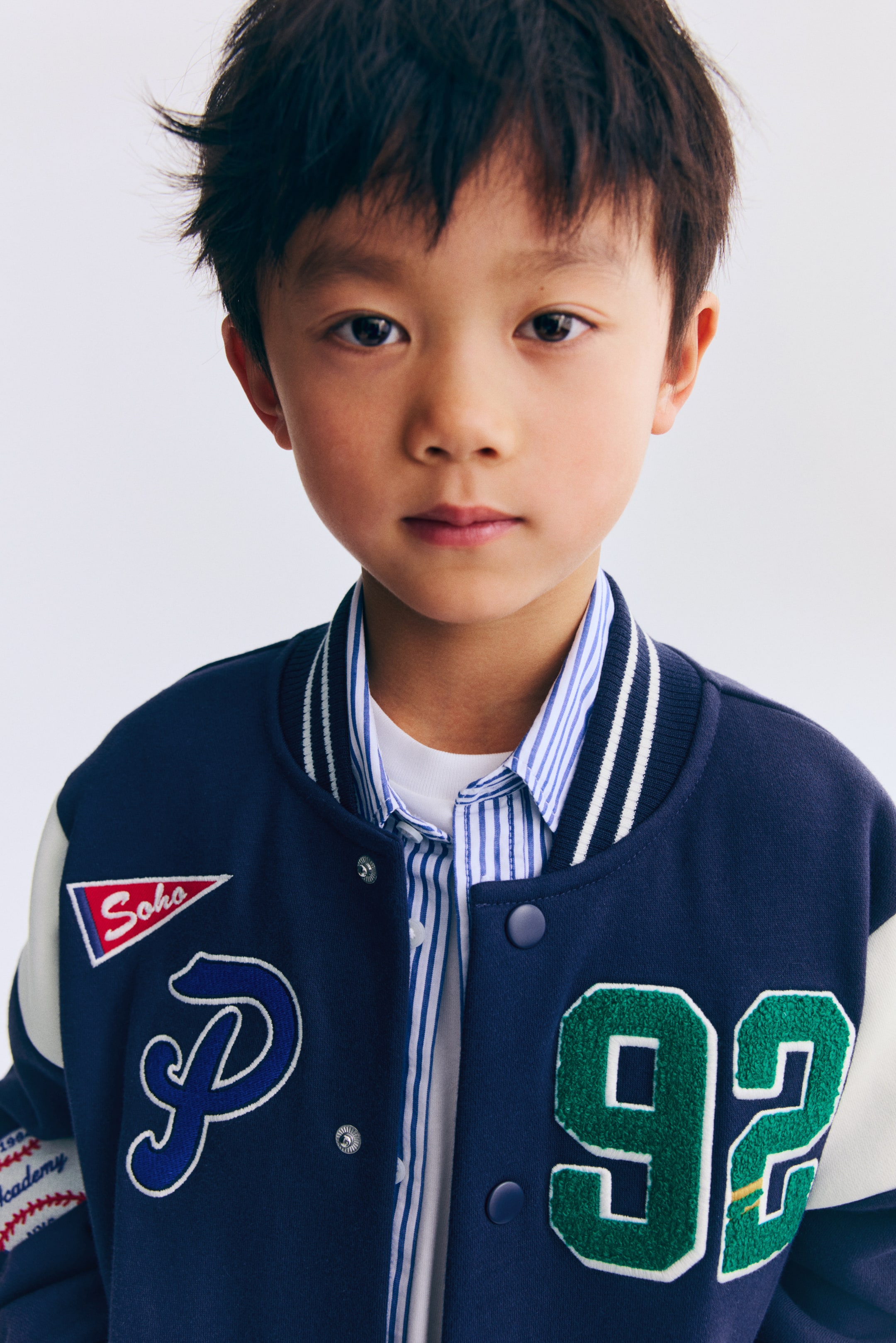 Veste de baseball avec motifs