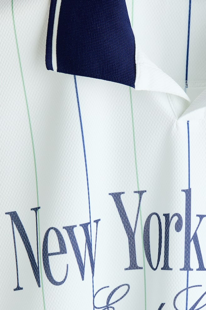Loose-Fit Soccer Shirt - White/New York League - 5