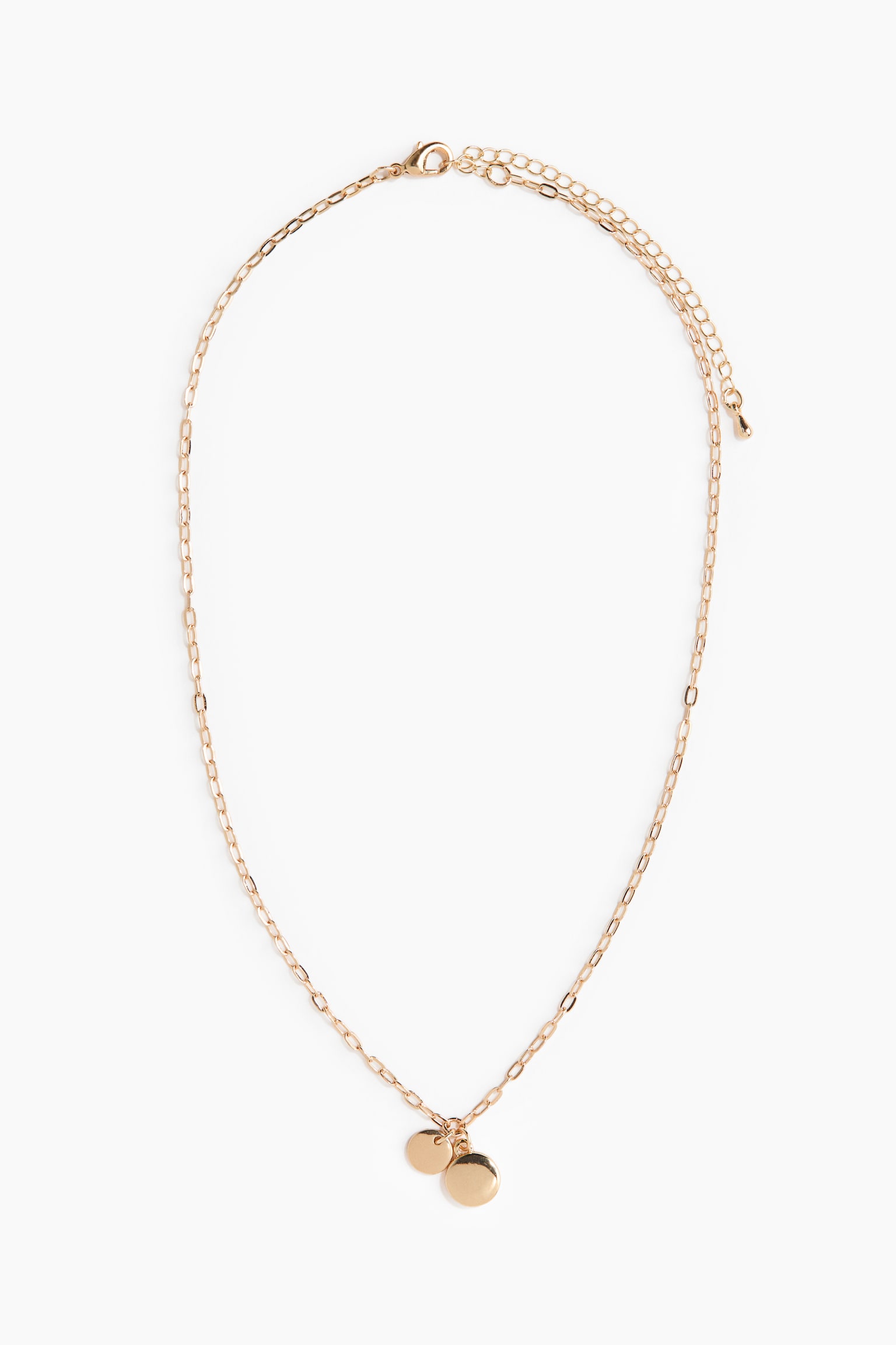 Pendant necklace - Gold-coloured - 1